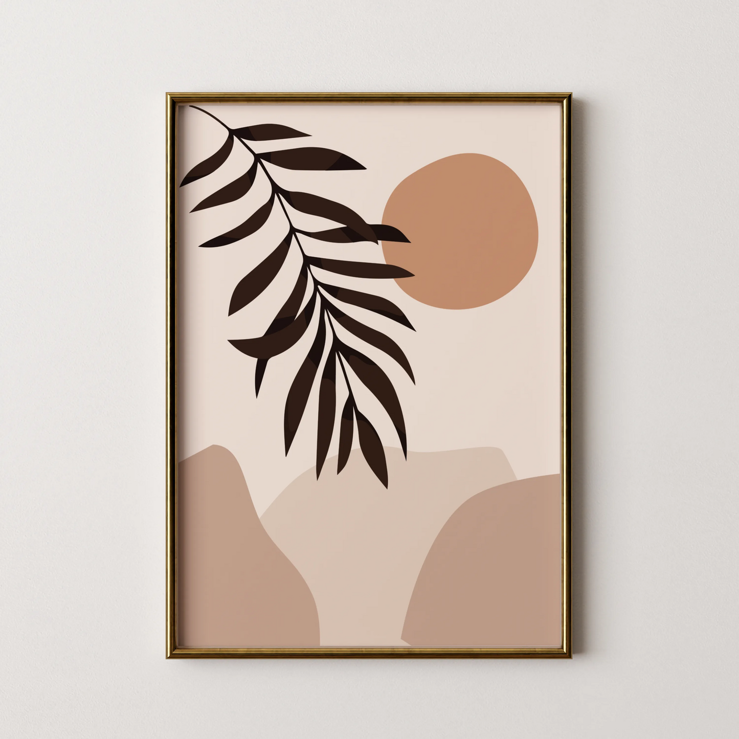Boheme Art, Mid Century Modern, Wall Painting