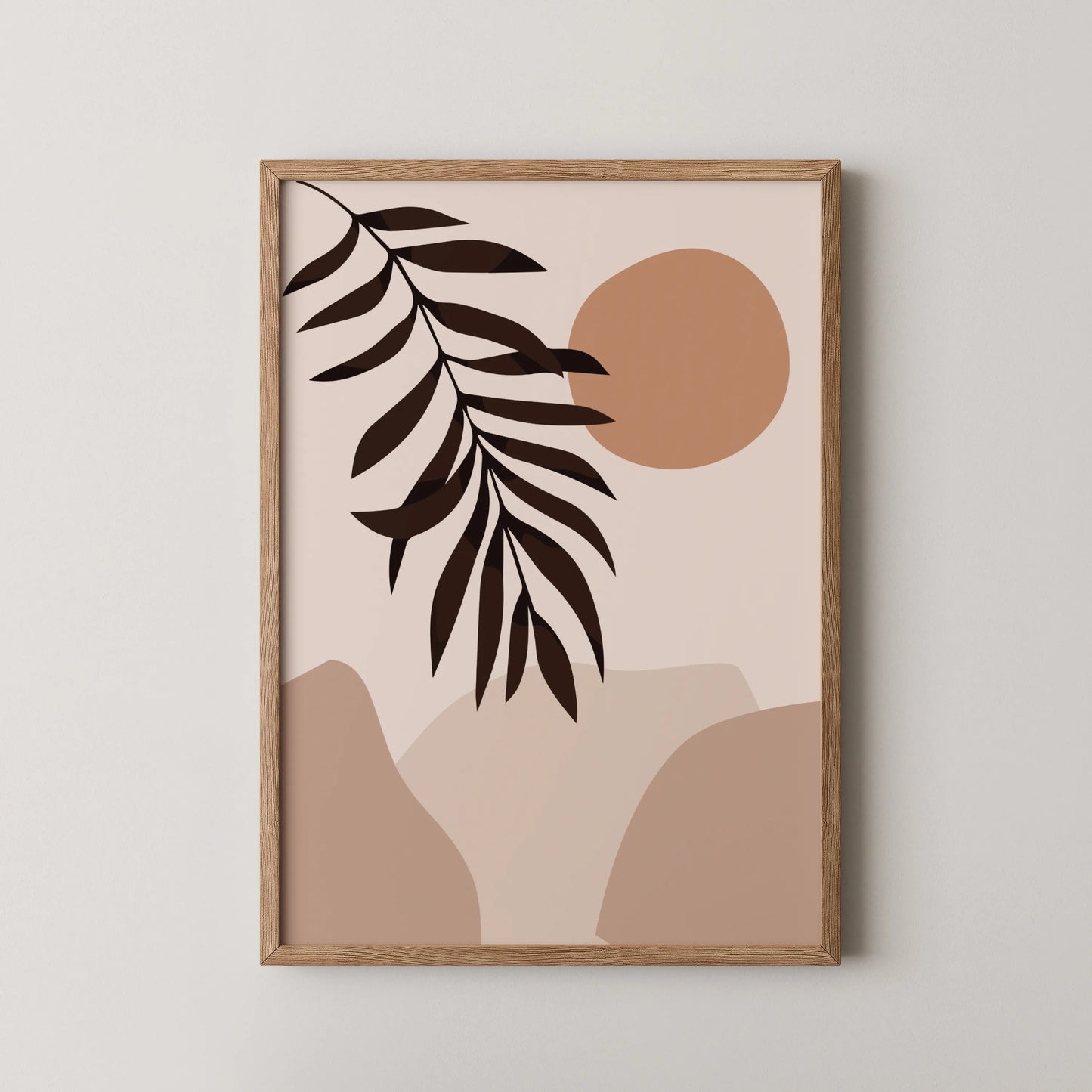 Boheme Art, Mid Century Modern, Wall Painting
