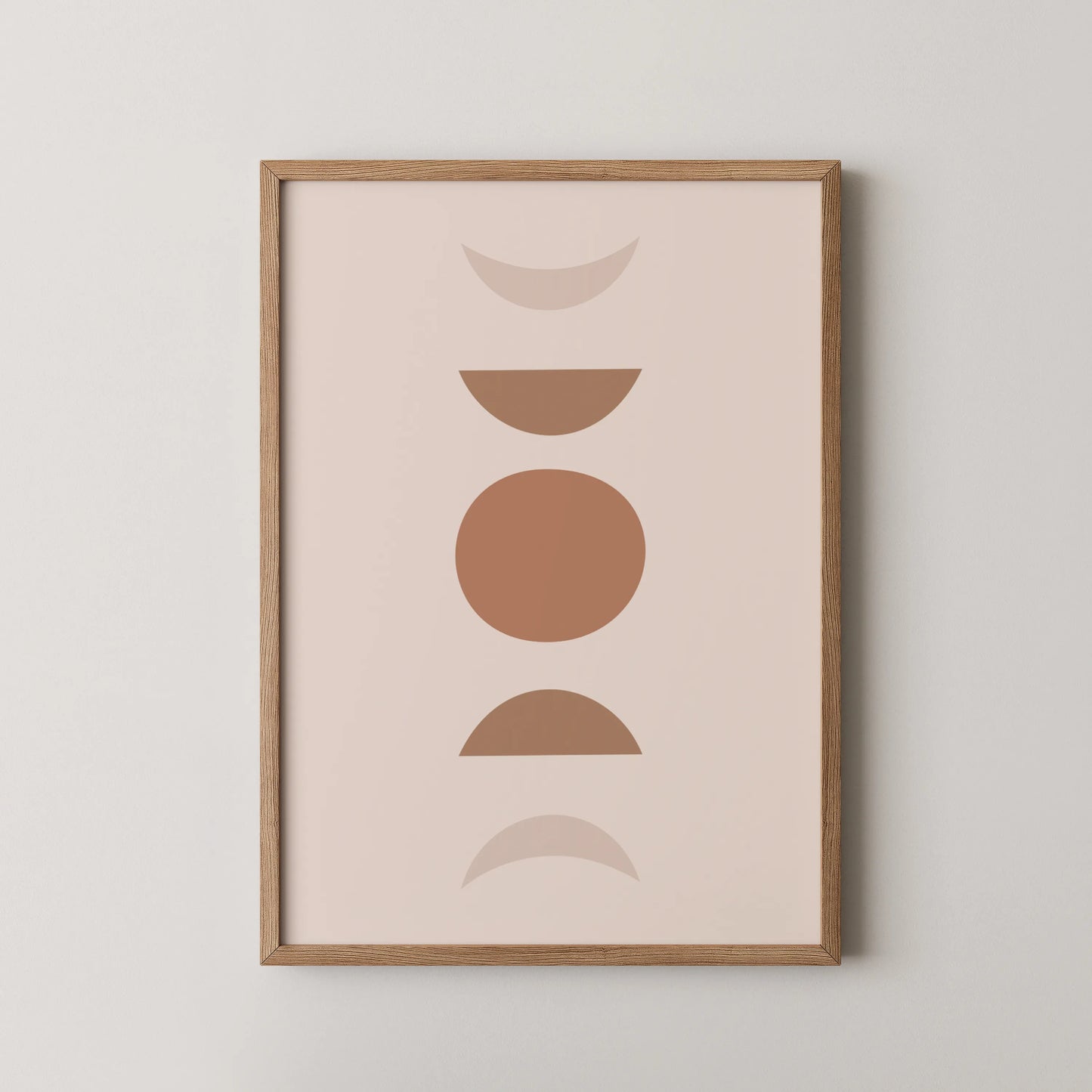 Boheme Moon, Mid Century Modern, Wall Painting