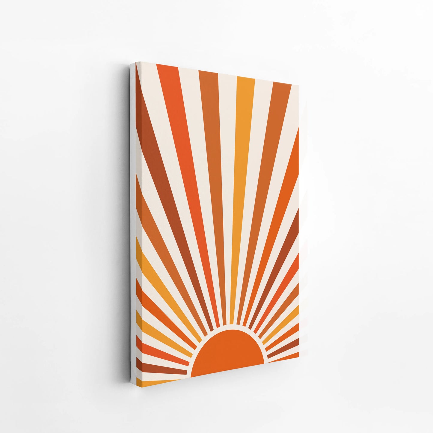 Boheme Sun I, Mid Century Modern, Wall Painting