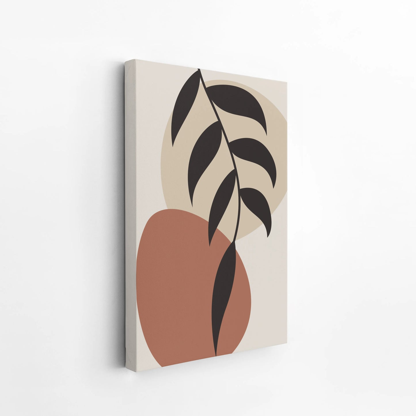 Bohemien Leaves, Modern Wall Painting