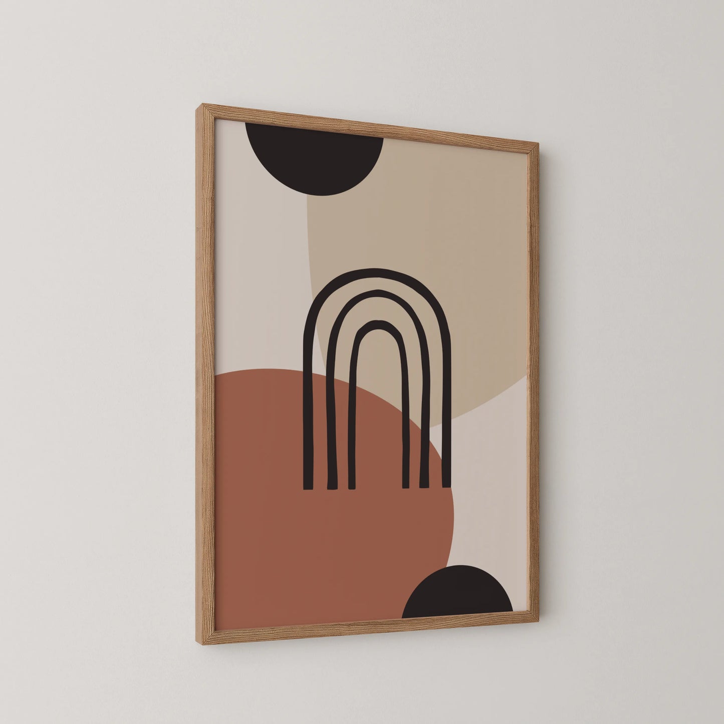 Bohemien Shapes, Modern Wall Painting