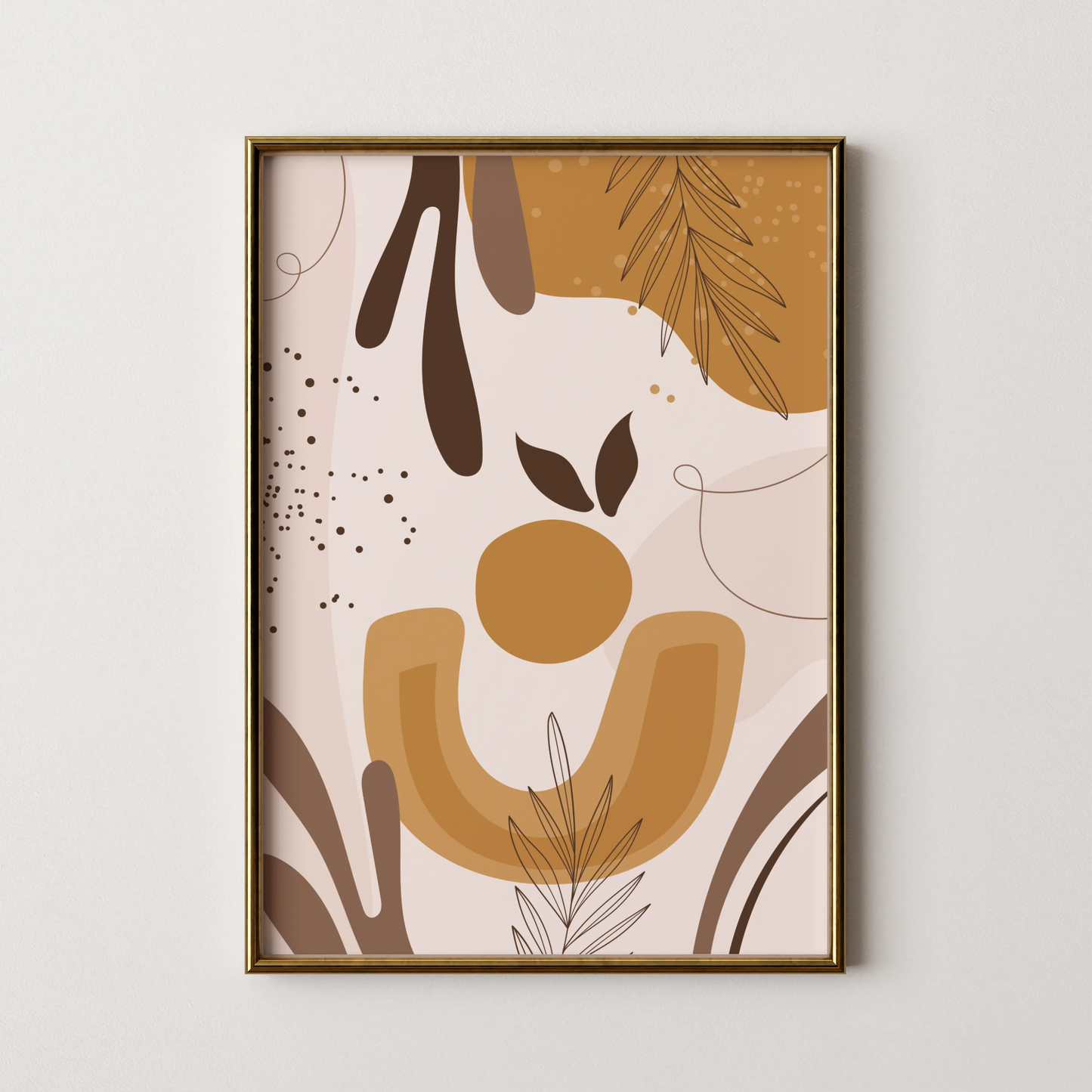 BohoArt, Mid Century Modern, Wall Painting