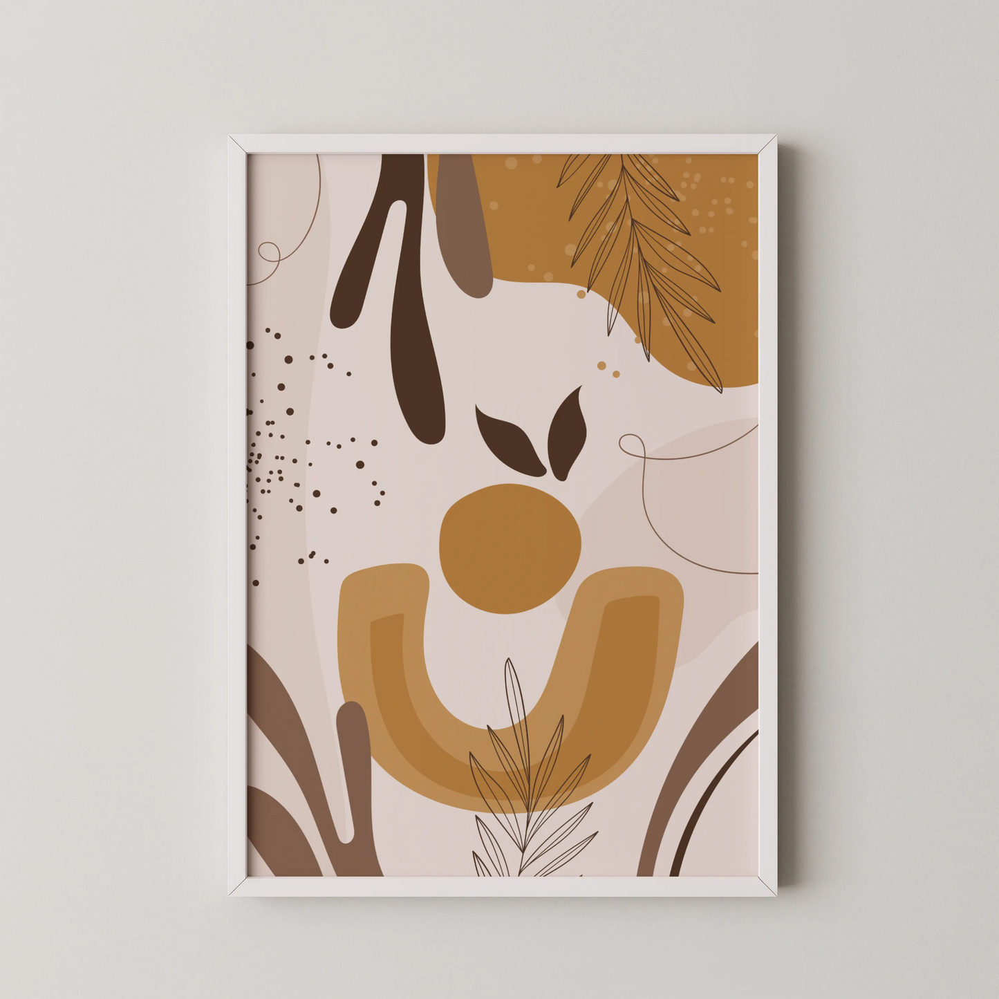 BohoArt, Mid Century Modern, Wall Painting