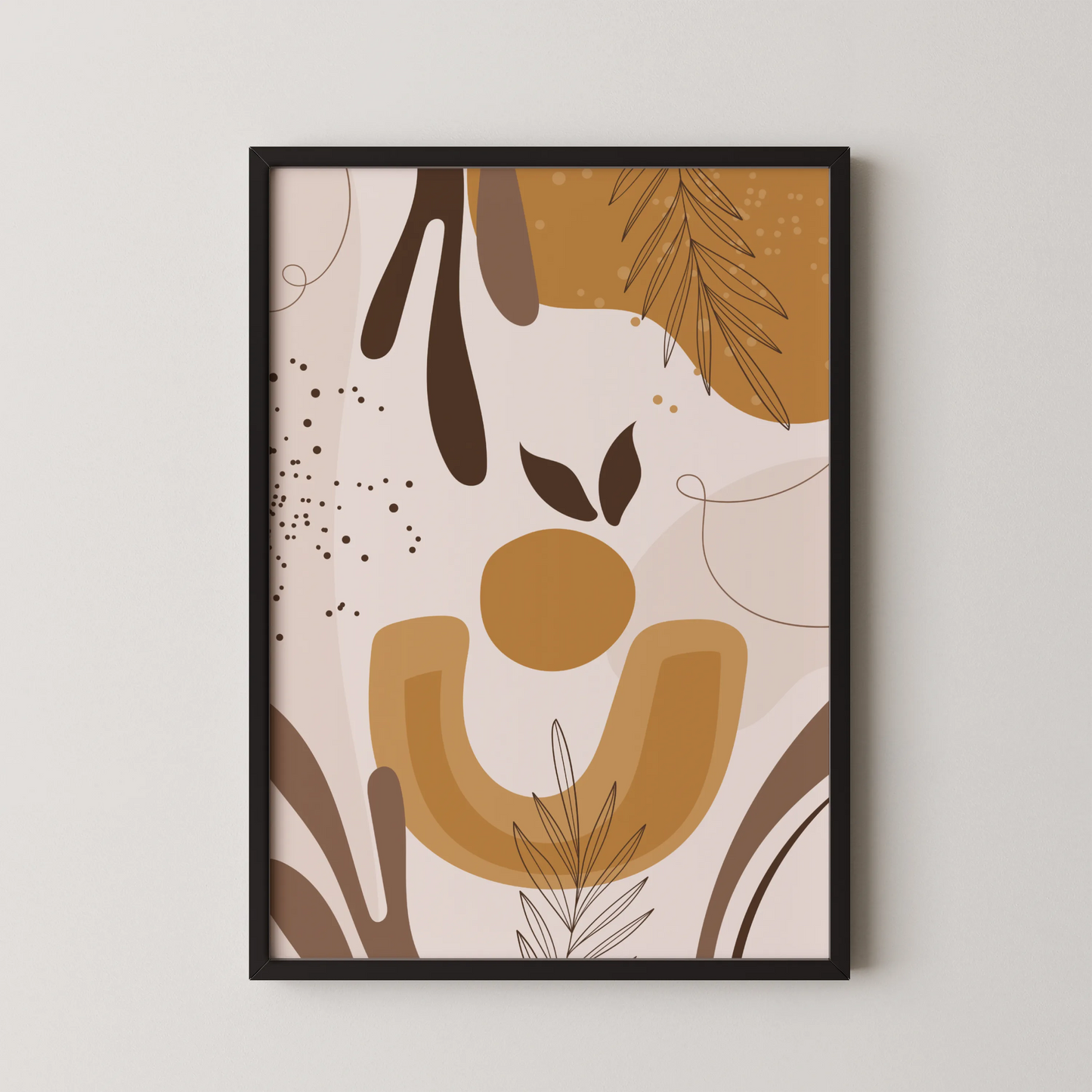 BohoArt, Mid Century Modern, Wall Painting