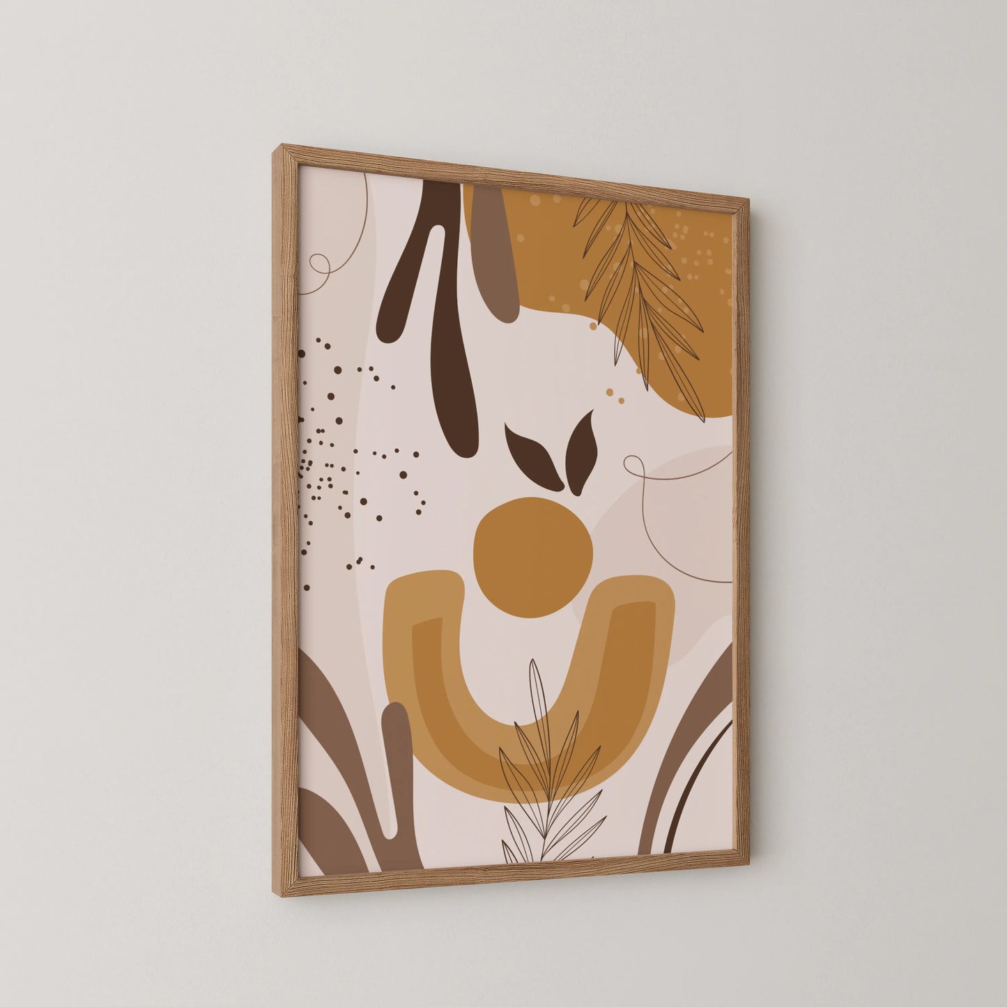 BohoArt, Mid Century Modern, Wall Painting