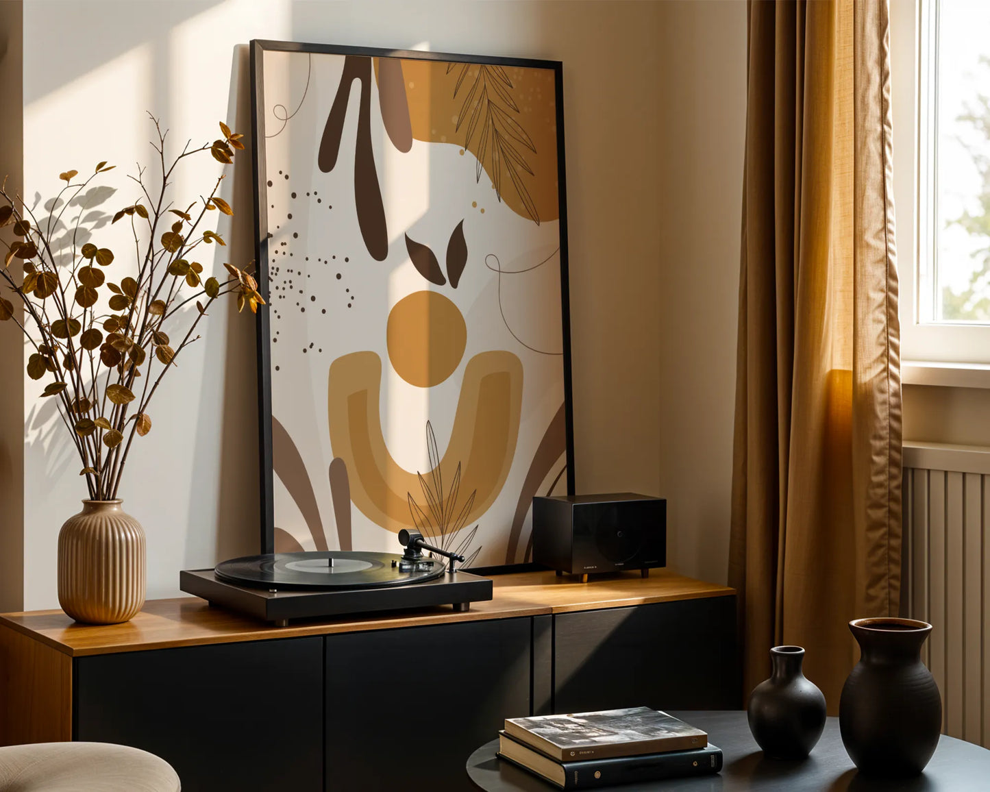 BohoArt, Mid Century Modern, Wall Painting