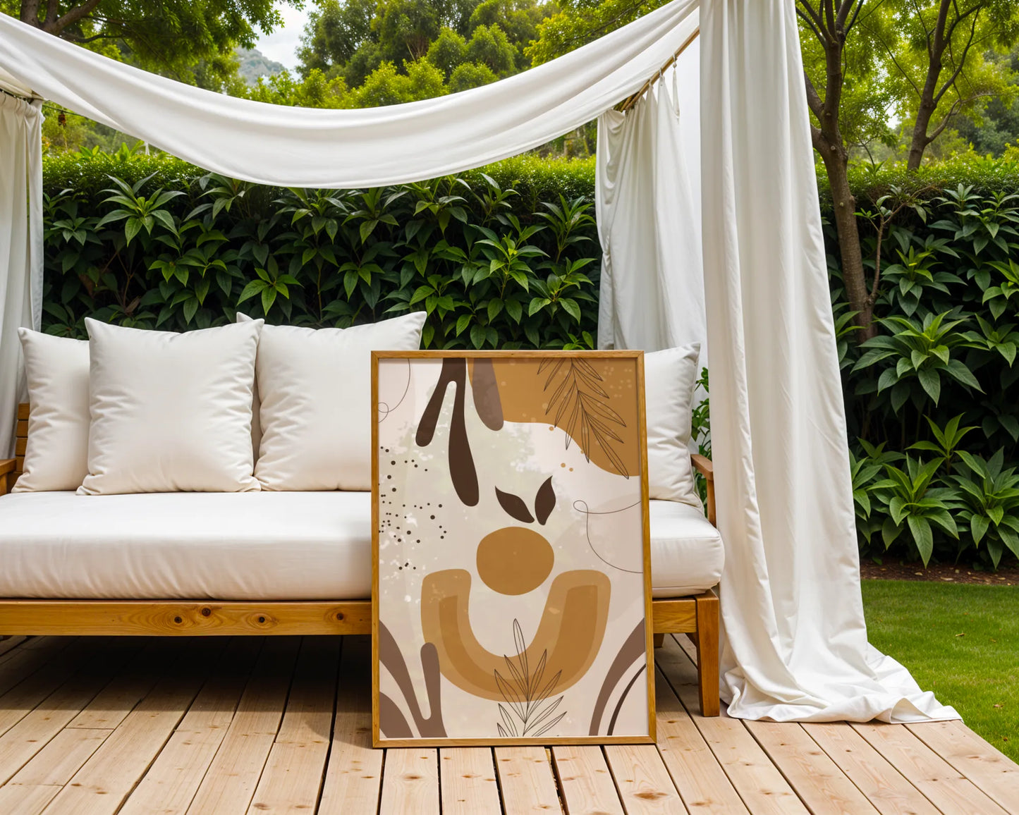 BohoArt, Mid Century Modern, Wall Painting