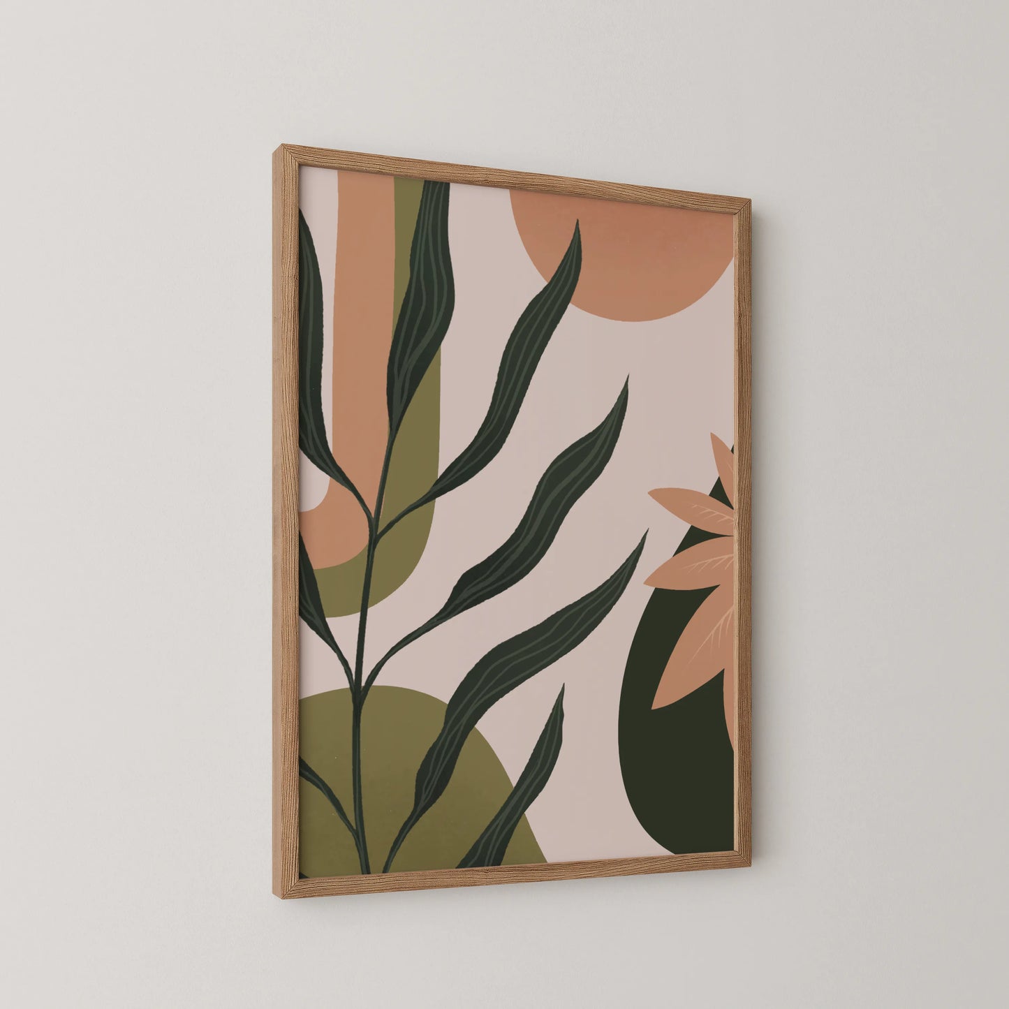 Boho Art I, Mid Century Modern, Wall Painting