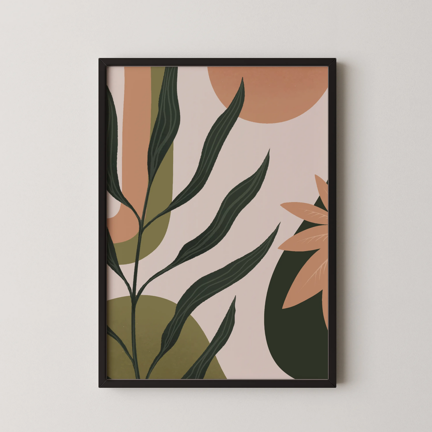 Boho Art I, Mid Century Modern, Wall Painting