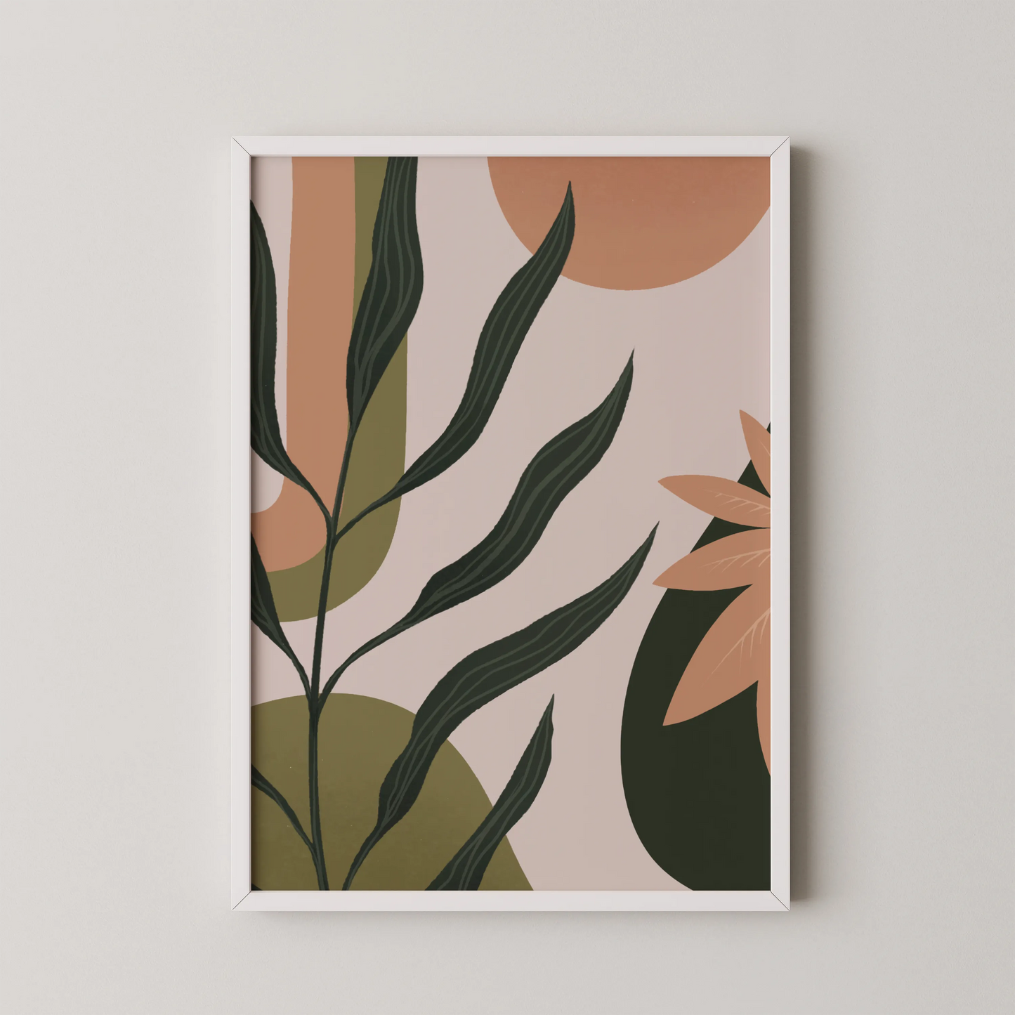 Boho Art I, Mid Century Modern, Wall Painting