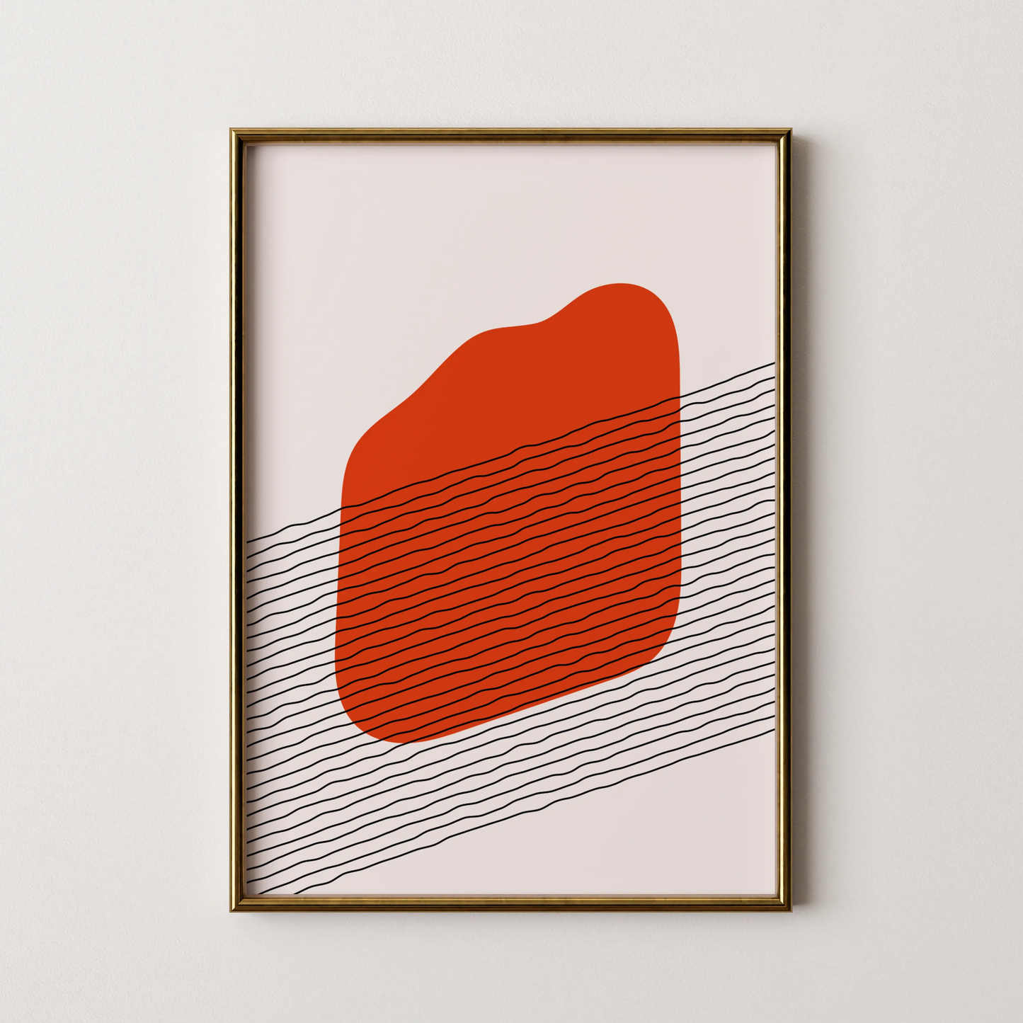 Bold Abstract Art I, Modern Minimal