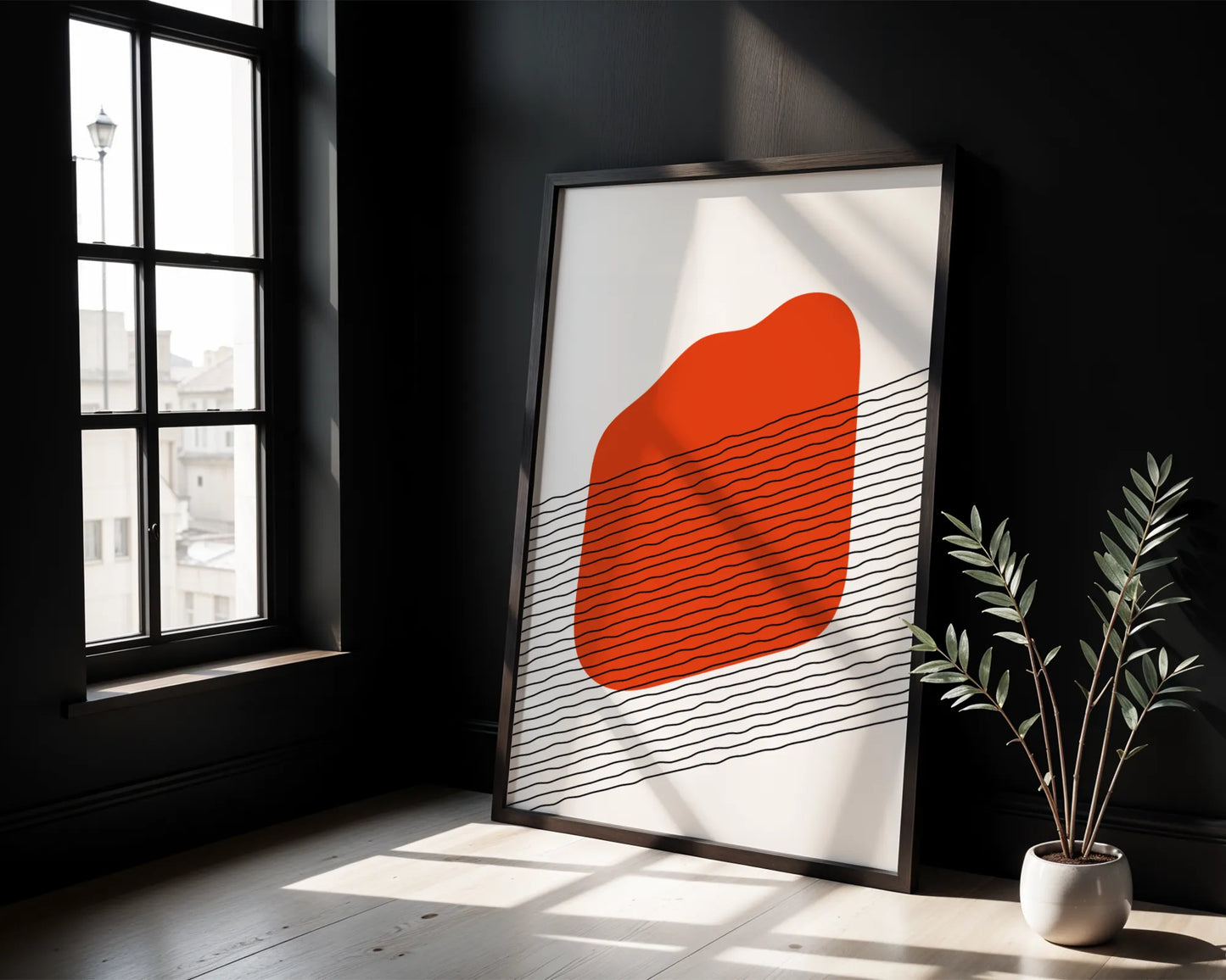 Bold Abstract Art I, Modern Minimal