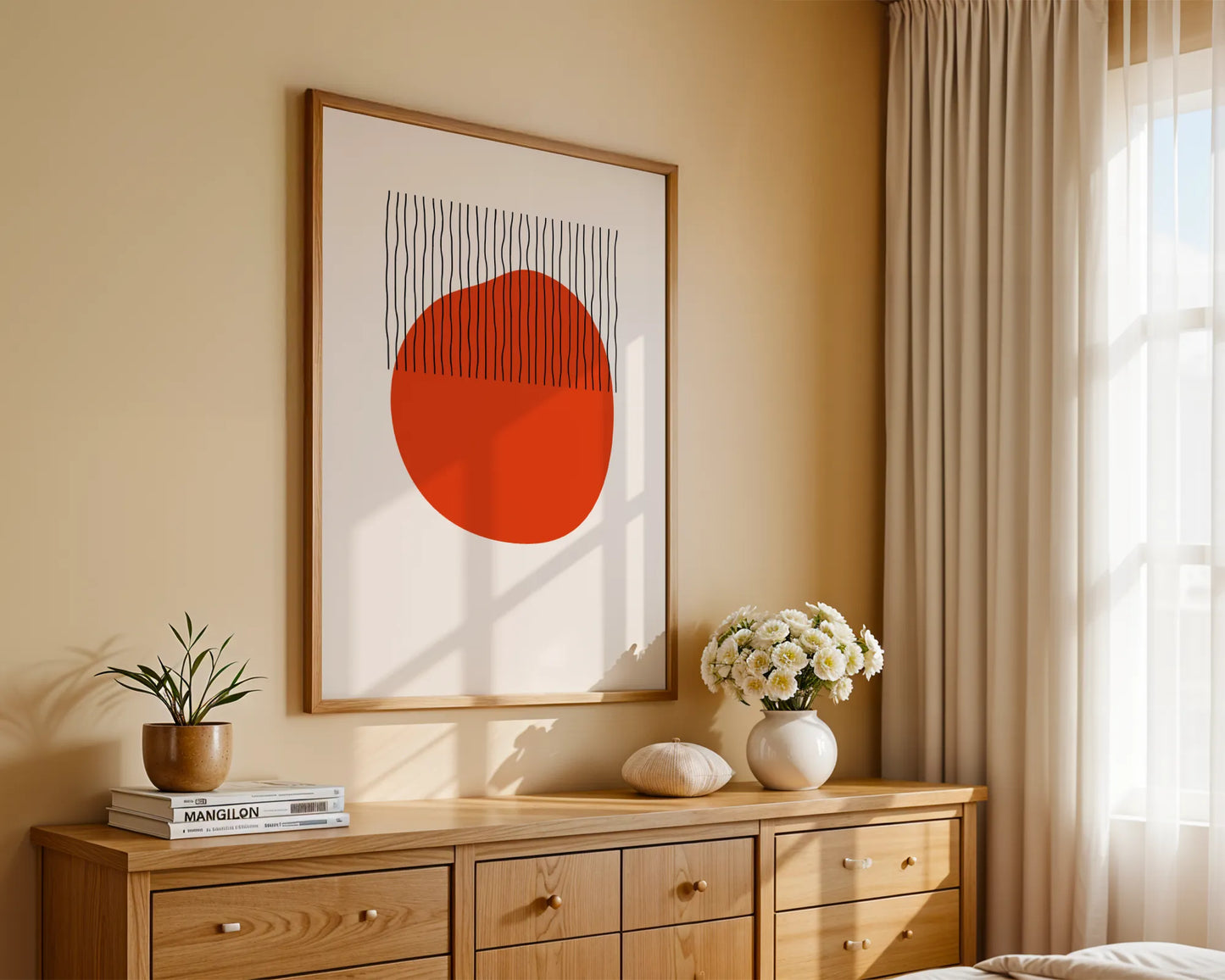 Bold Abstract Art, Modern Minimal