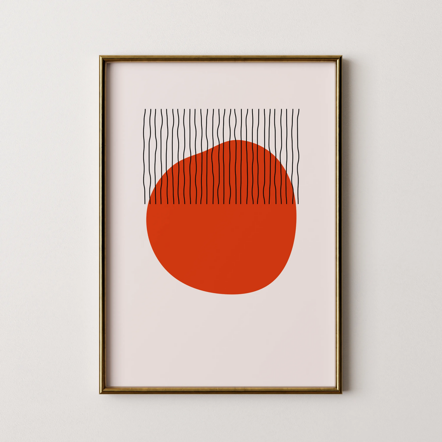 Bold Abstract Art, Modern Minimal