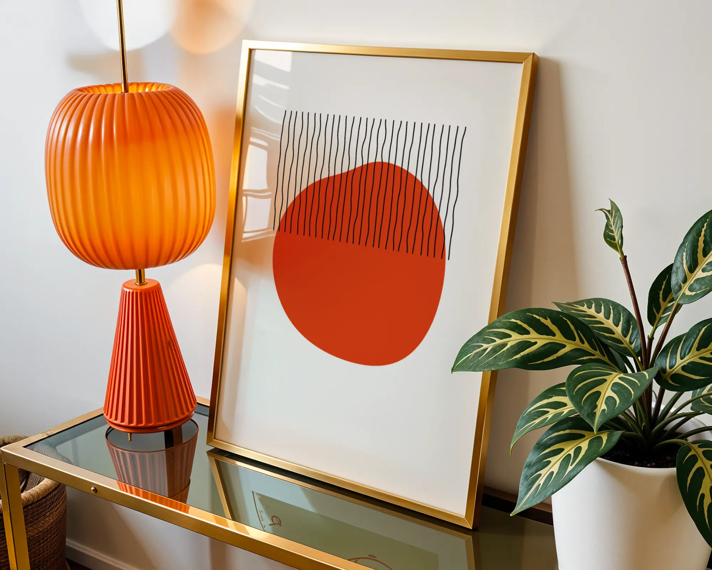 Bold Abstract Art, Modern Minimal
