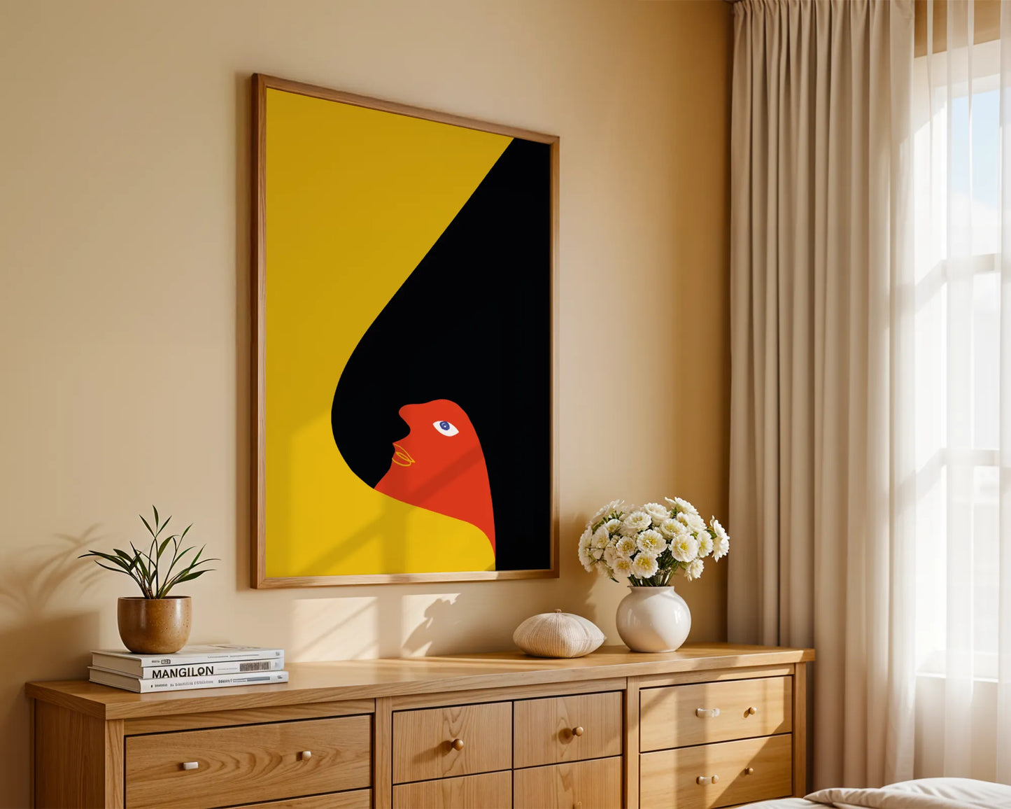 Bold Shapes, Modern Abstract, Minimal Wall Art
