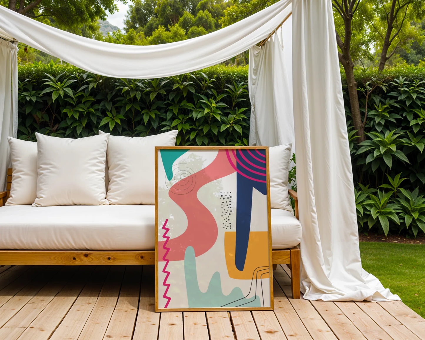 Bold Vivid Abstract II, Modern Colorful Artwork, Wall Art