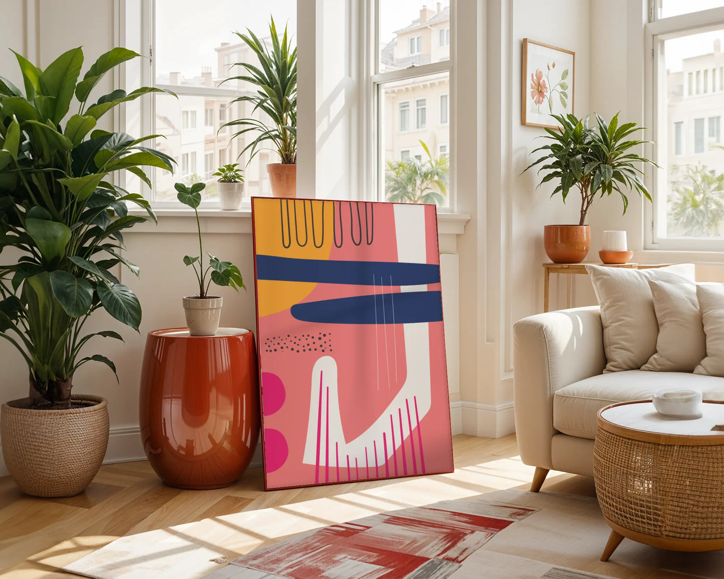 Bold Vivid Abstract I, Modern Colorful Artwork, Wall Art