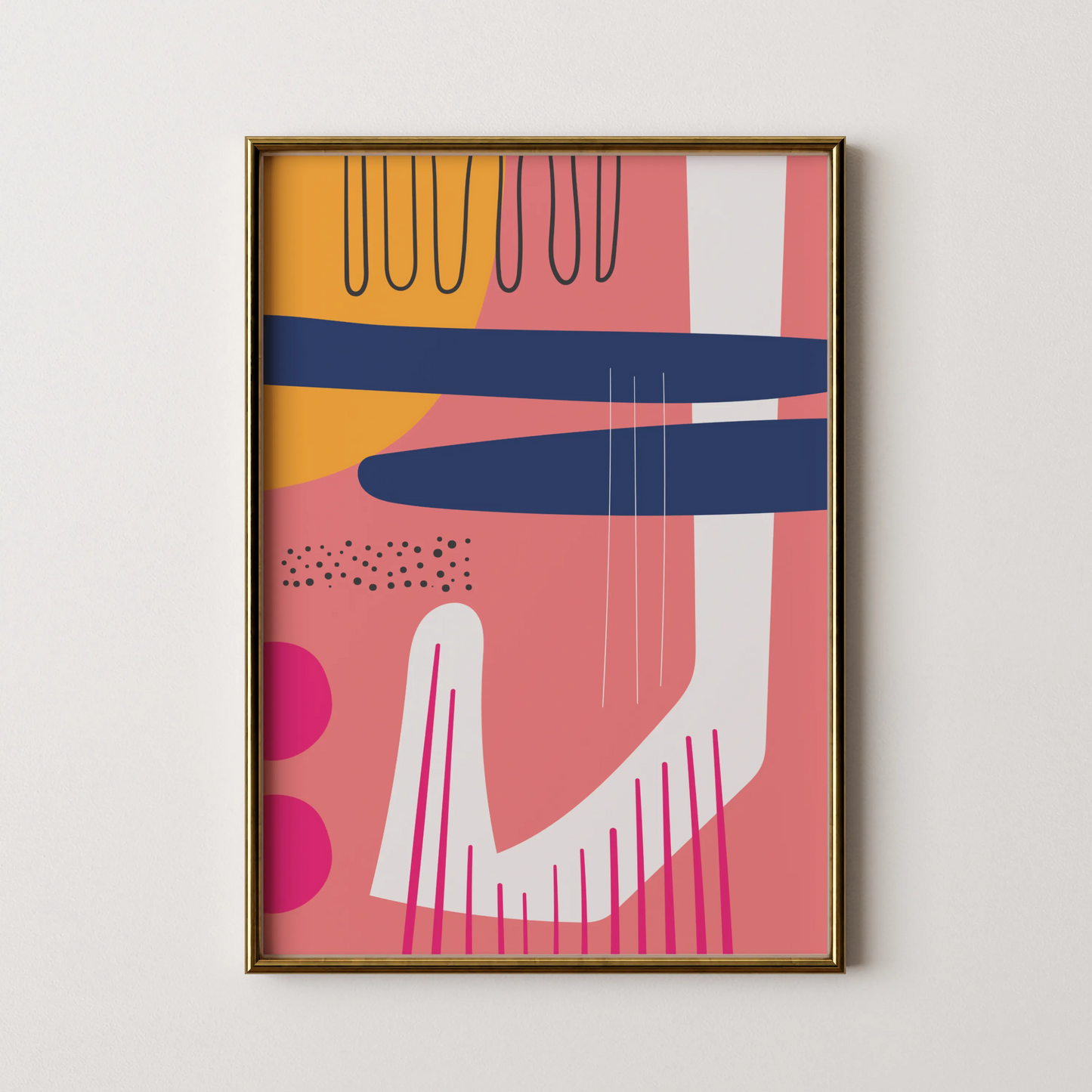 Bold Vivid Abstract I, Modern Colorful Artwork, Wall Art