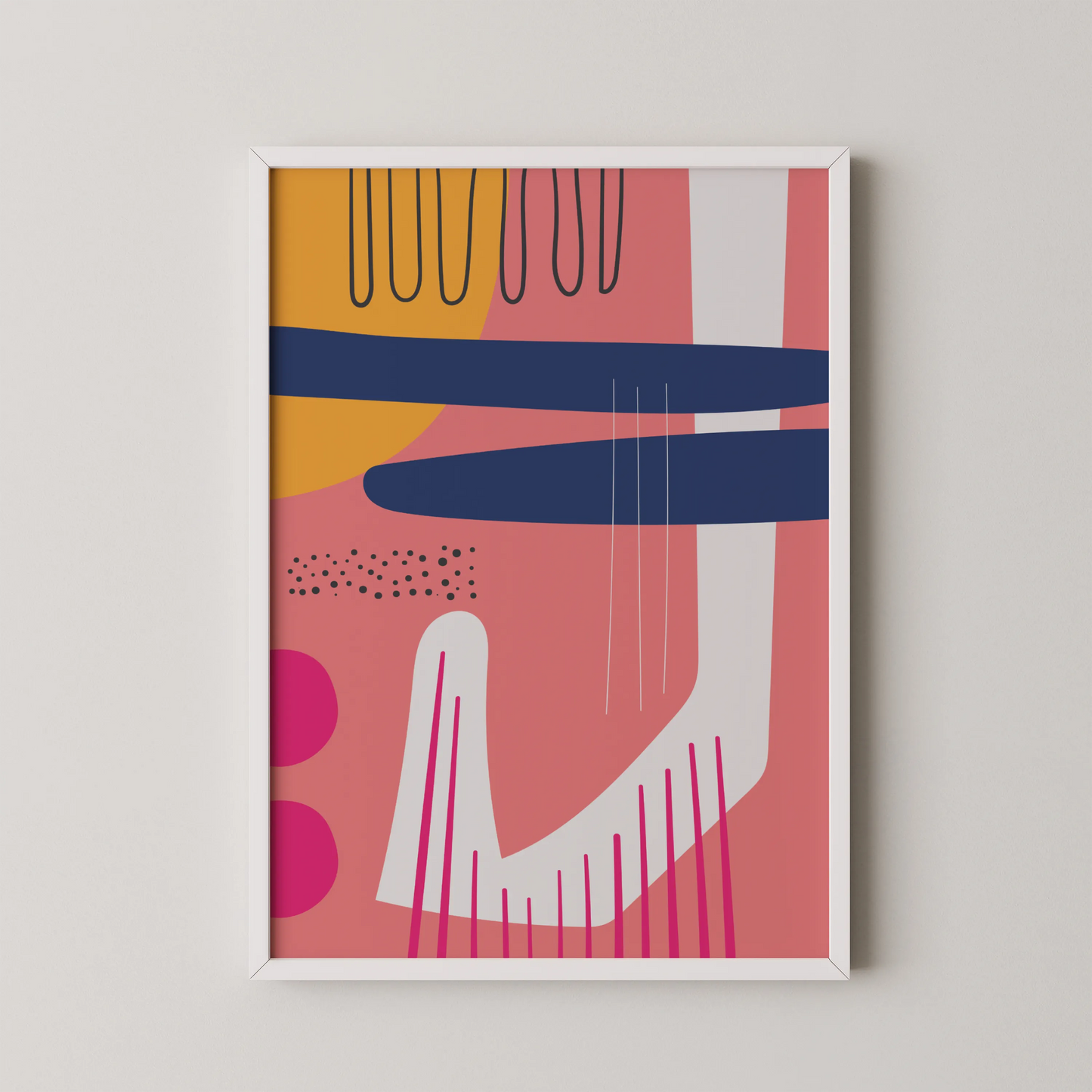 Bold Vivid Abstract I, Modern Colorful Artwork, Wall Art