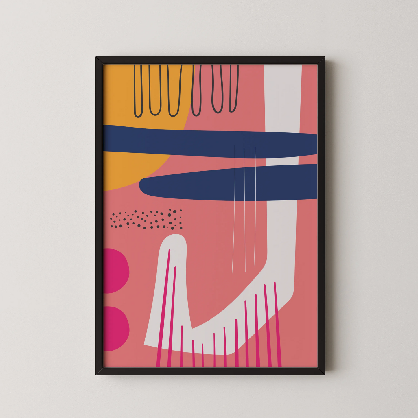 Bold Vivid Abstract I, Modern Colorful Artwork, Wall Art