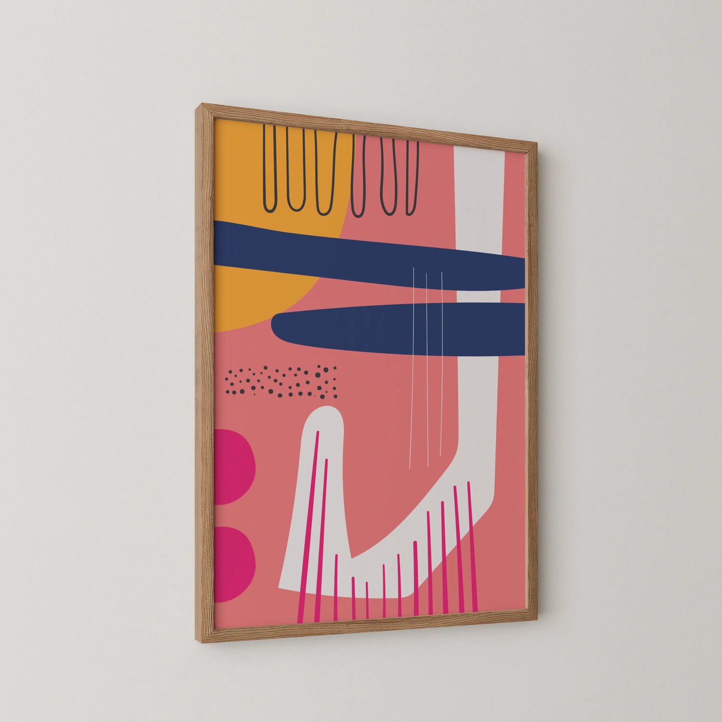 Bold Vivid Abstract I, Modern Colorful Artwork, Wall Art