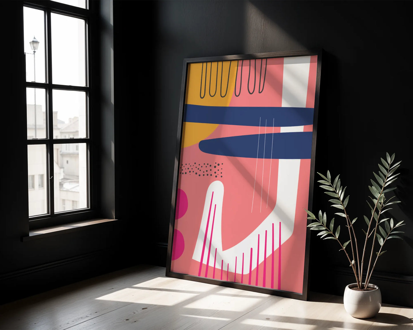 Bold Vivid Abstract I, Modern Colorful Artwork, Wall Art