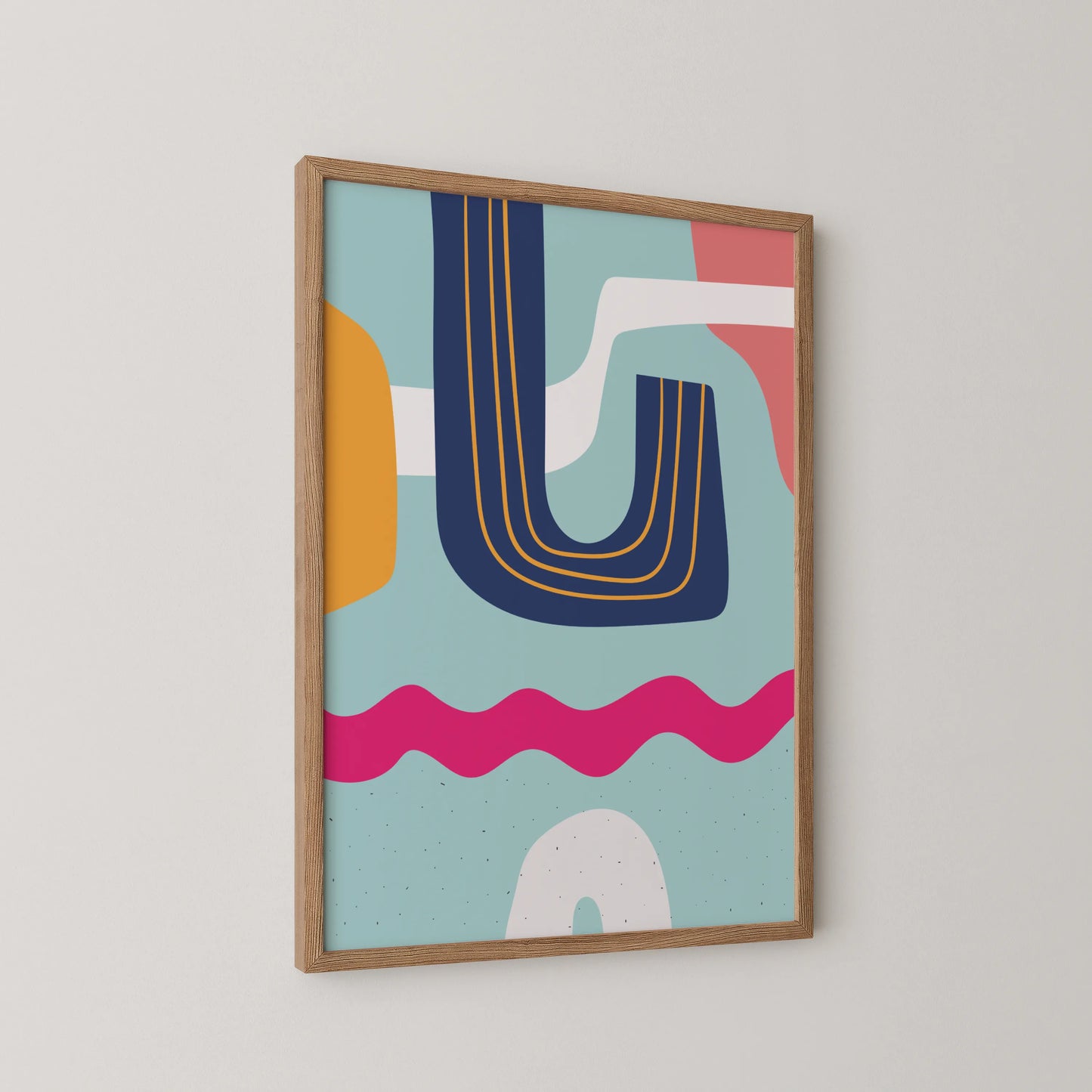 Bold Vivid Abstract, Modern Colorful Artwork, Wall Art