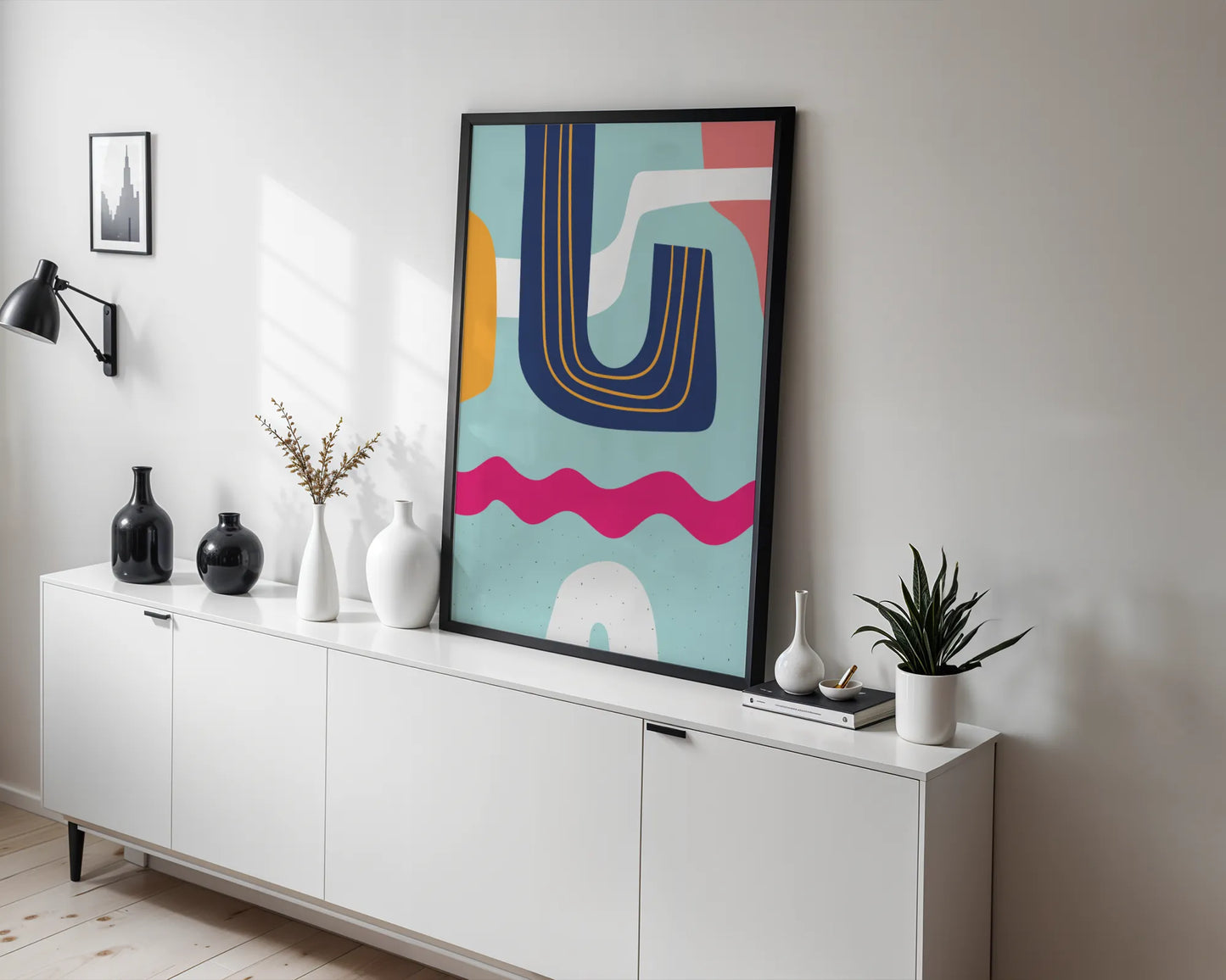 Bold Vivid Abstract, Modern Colorful Artwork, Wall Art