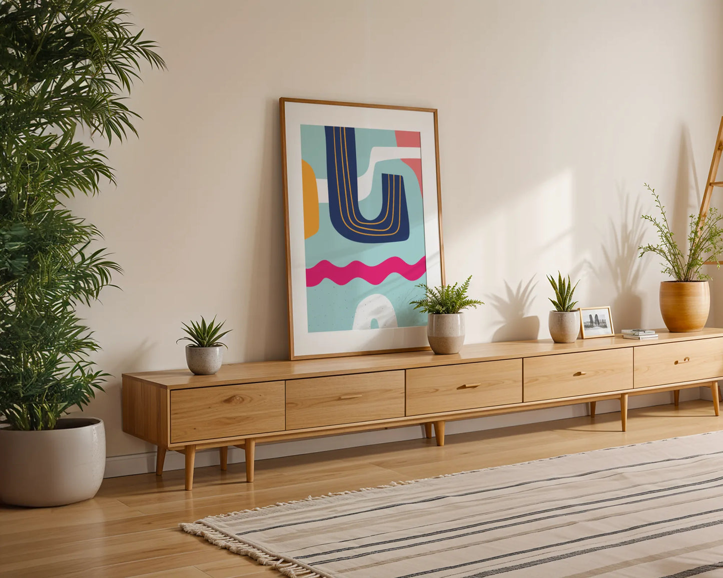 Bold Vivid Abstract, Modern Colorful Artwork, Wall Art