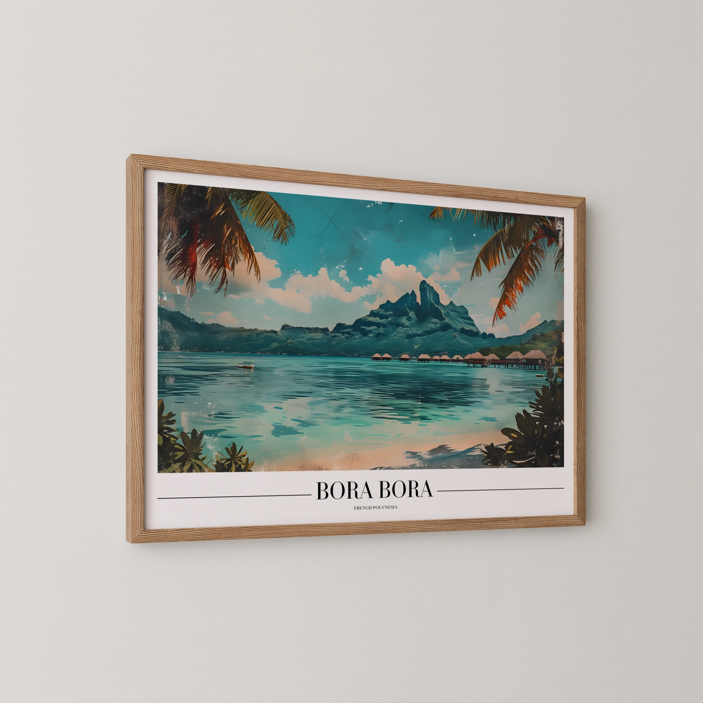 Bora Bora, French Polynesia, City Prints