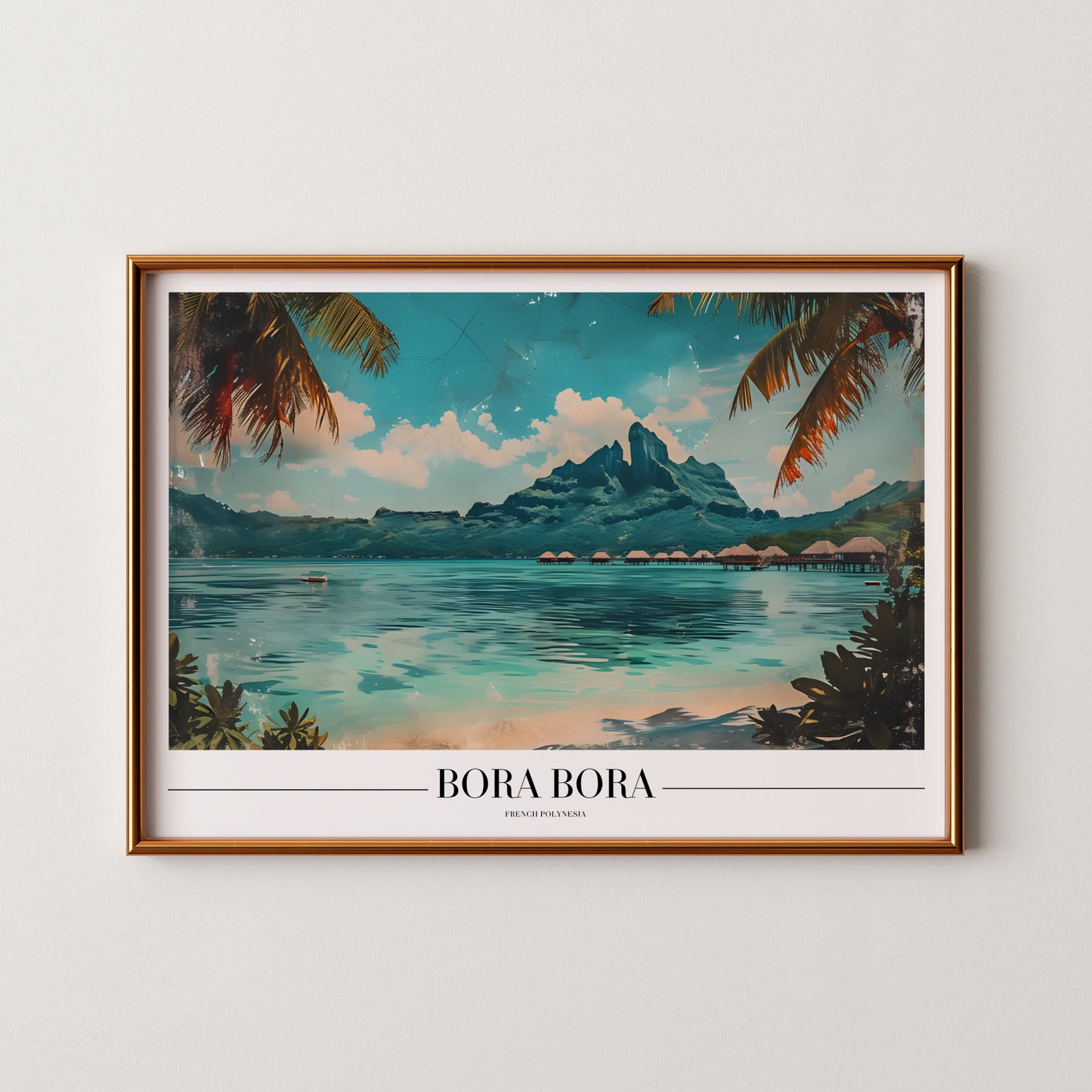 Bora Bora, French Polynesia, City Prints