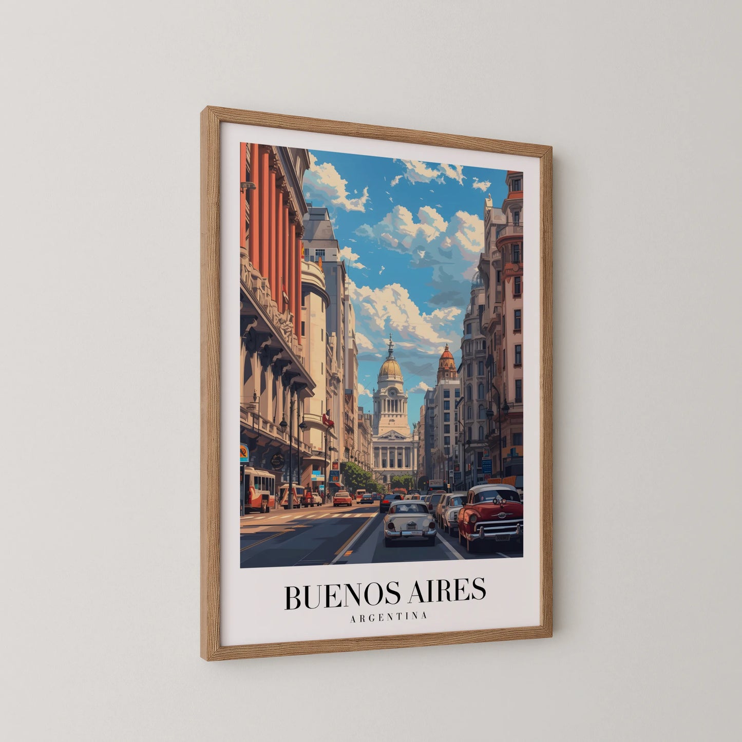 Buenos Ares, Argentina, City Print