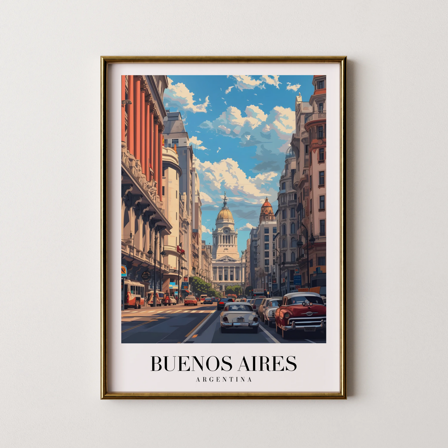 Buenos Ares, Argentina, City Print