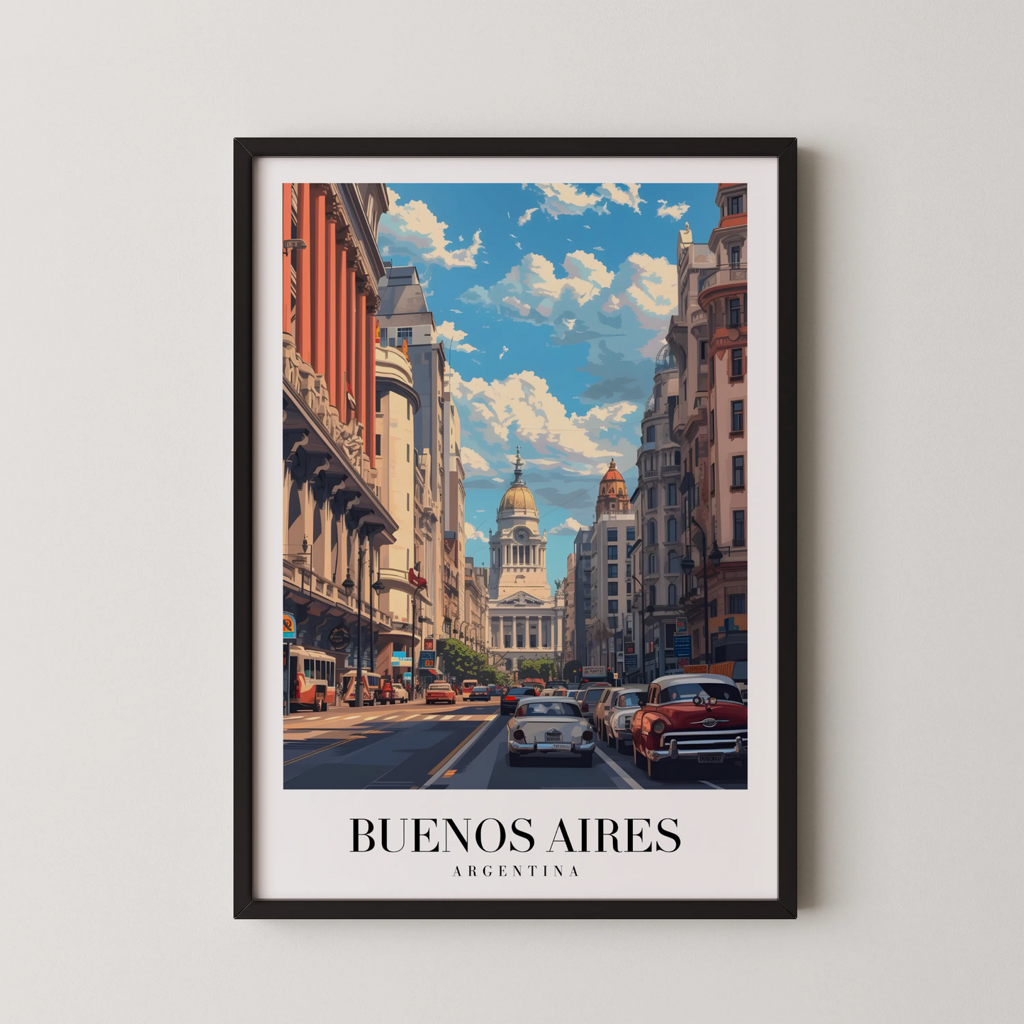 Buenos Ares, Argentina, City Print