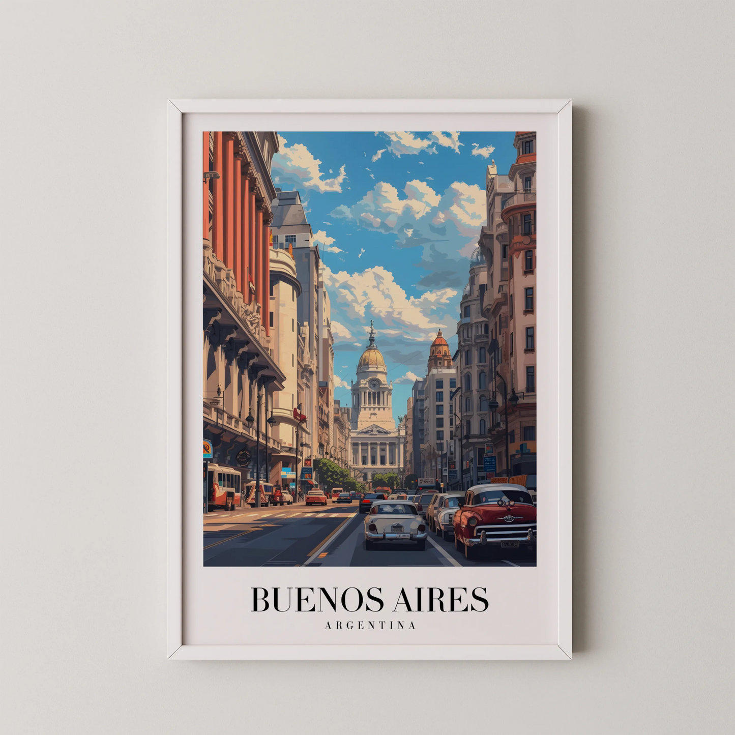 Buenos Ares, Argentina, City Print