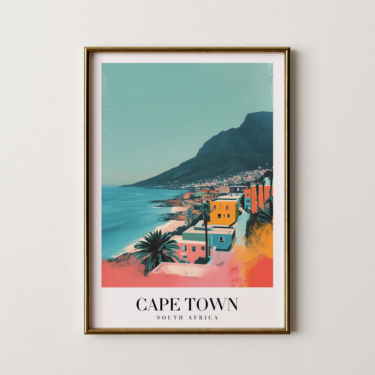 Cape Town, South Africa, City Print