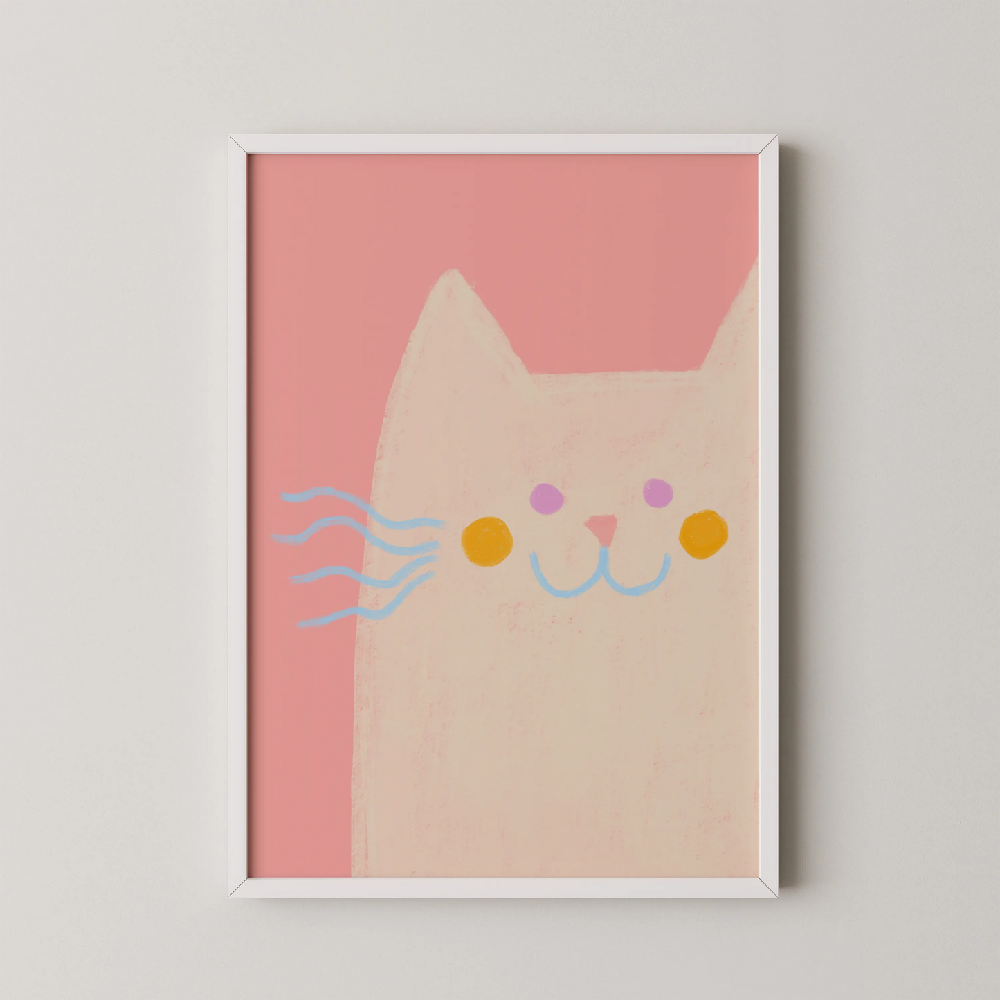 Chubby cat - Nursery Prints