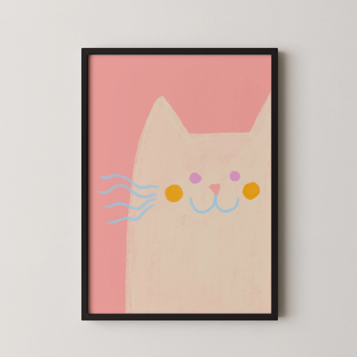 Chubby cat - Nursery Prints