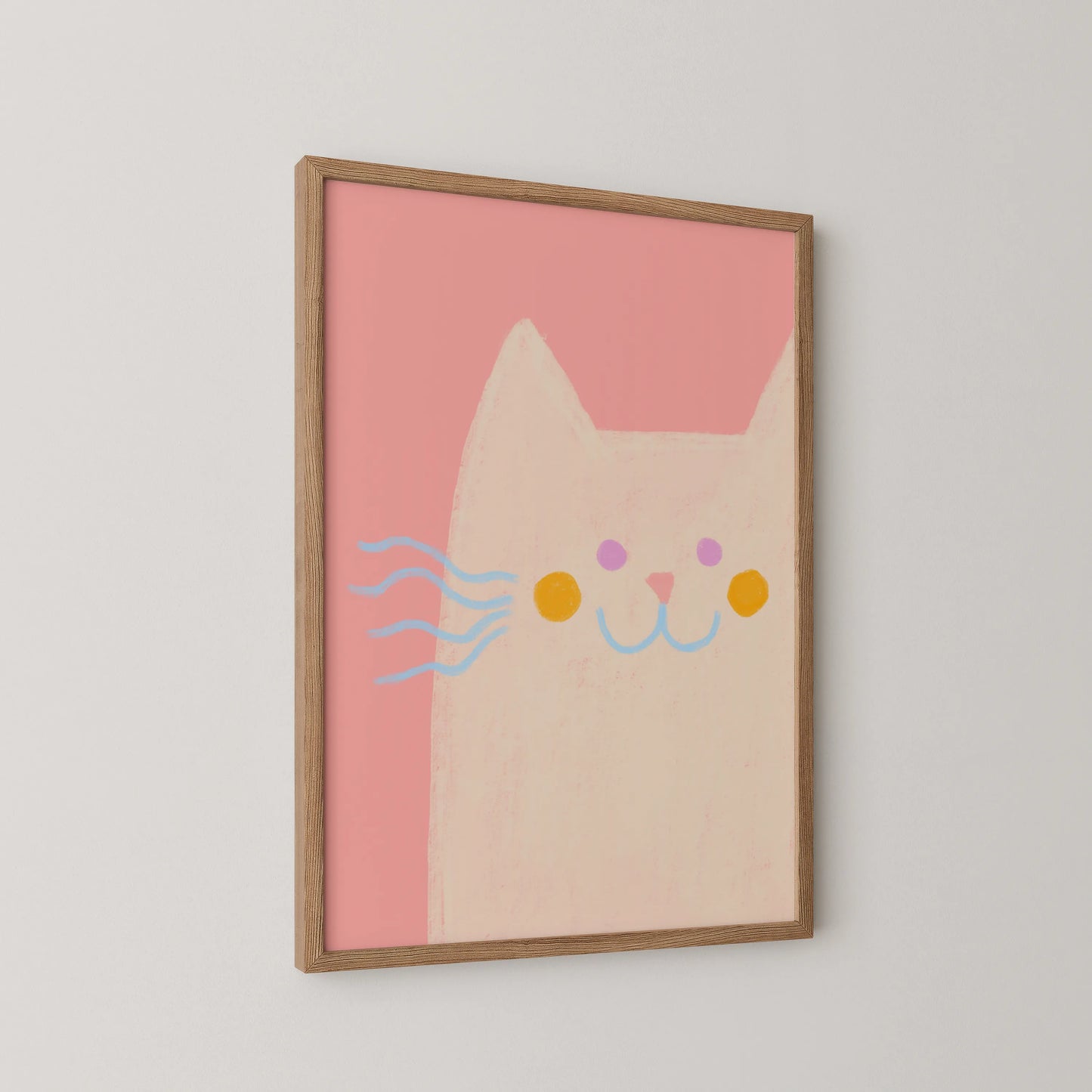 Chubby cat - Nursery Prints