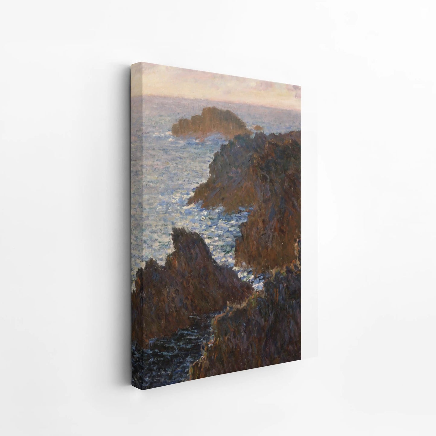 Rocks at Belle-Isle, Port-Domois by Claude Monet (1886)