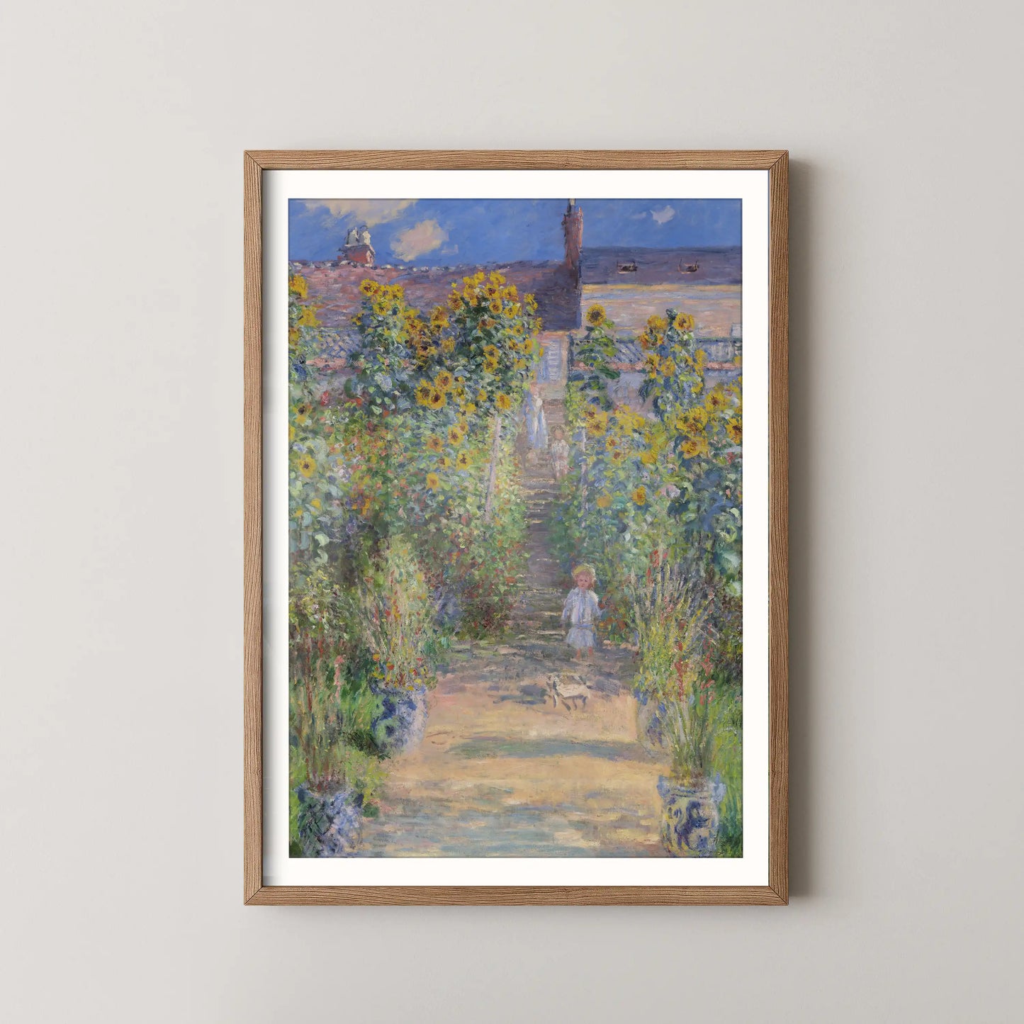 The Artist’s Garden at Vétheuil by Claude Monet (1881)