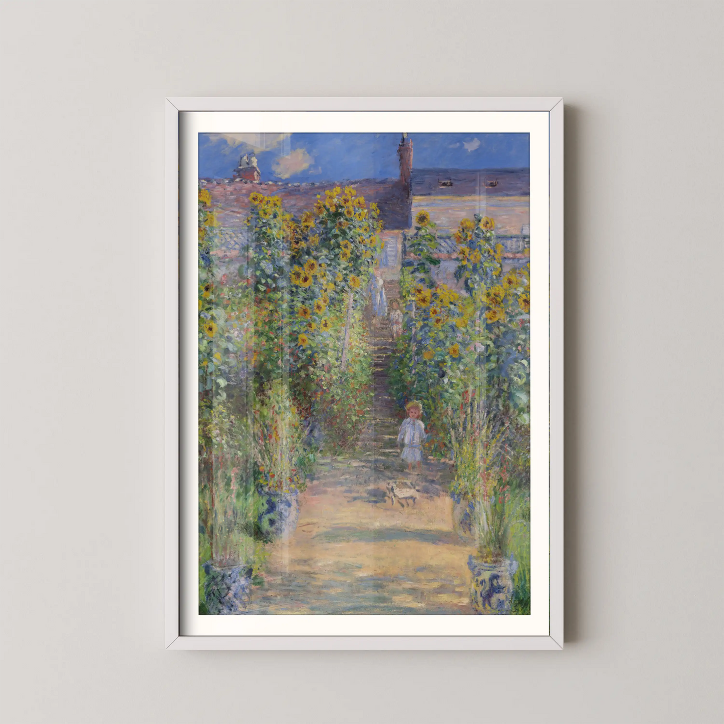 The Artist’s Garden at Vétheuil by Claude Monet (1881)
