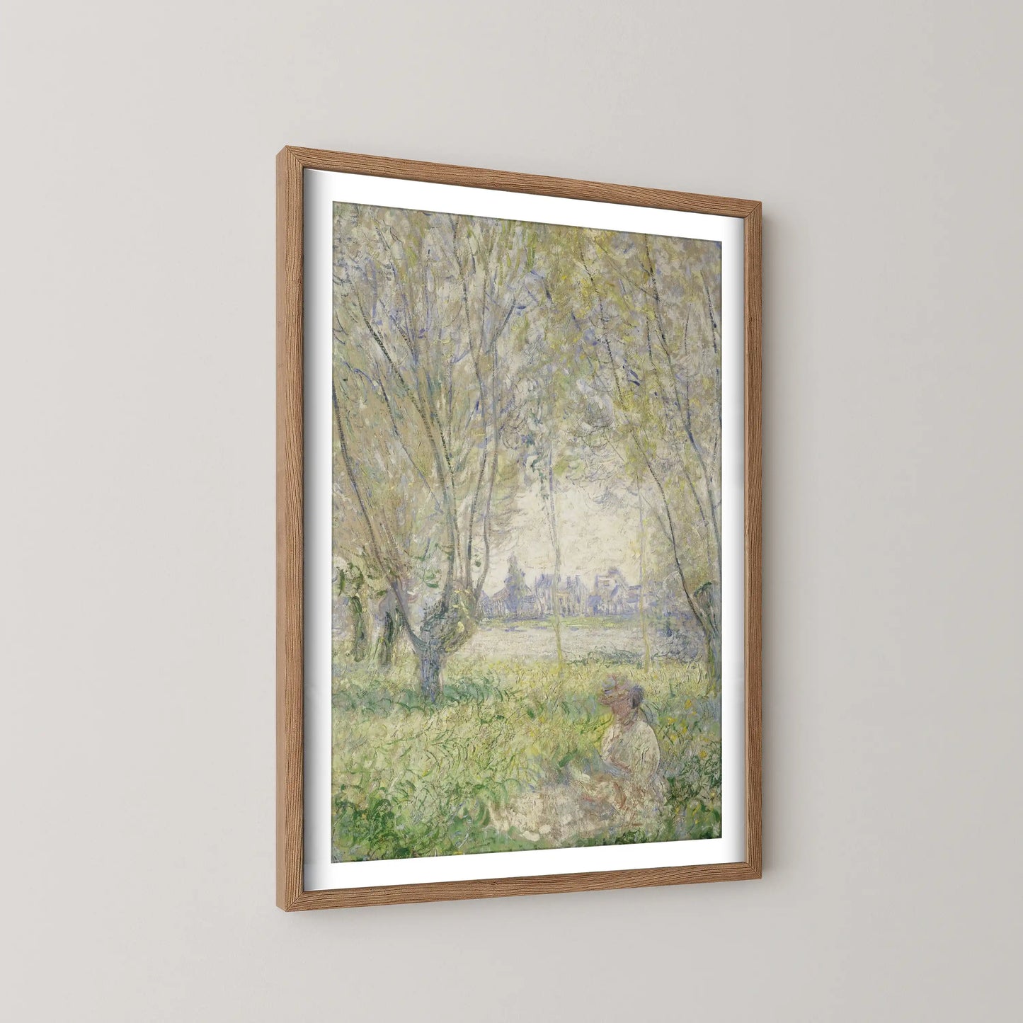 Woman Seated under the Willows by Claude Monet (1880)