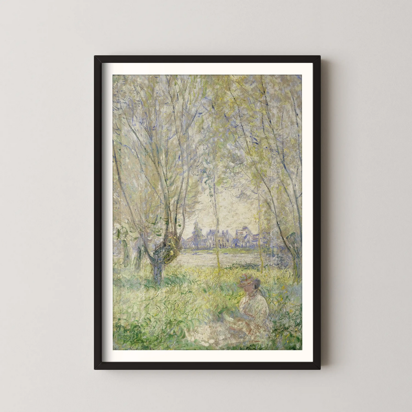 Woman Seated under the Willows by Claude Monet (1880)