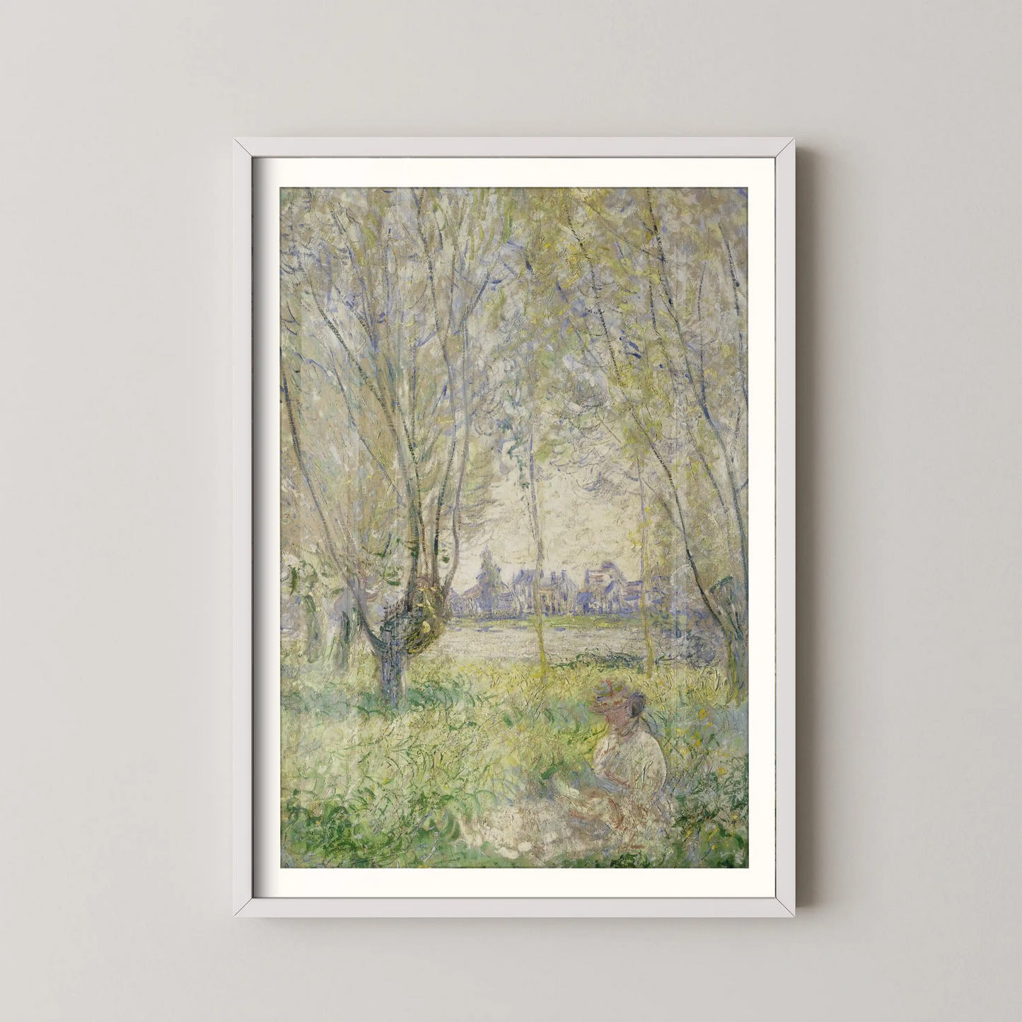 Woman Seated under the Willows by Claude Monet (1880)