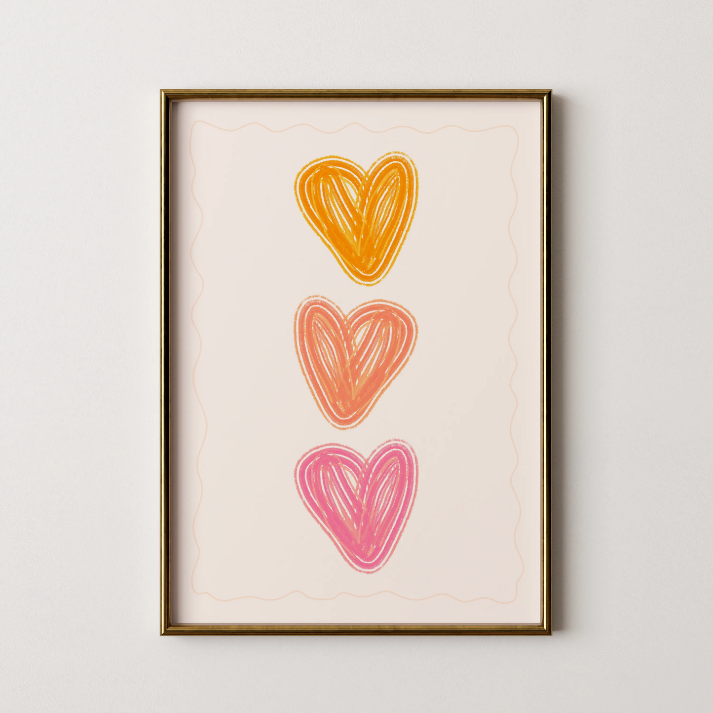 Colorful Heart - Nursery Prints