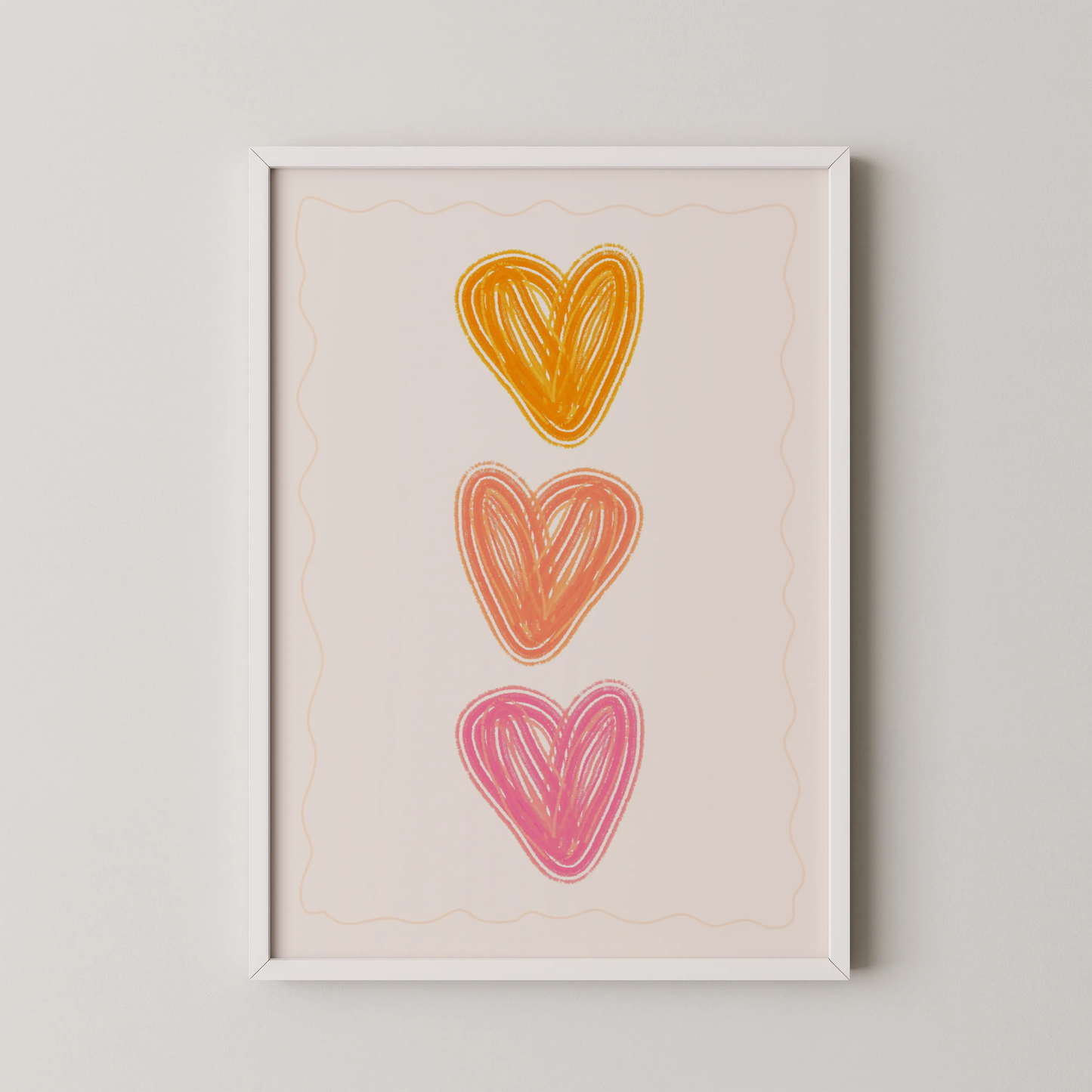 Colorful Heart - Nursery Prints