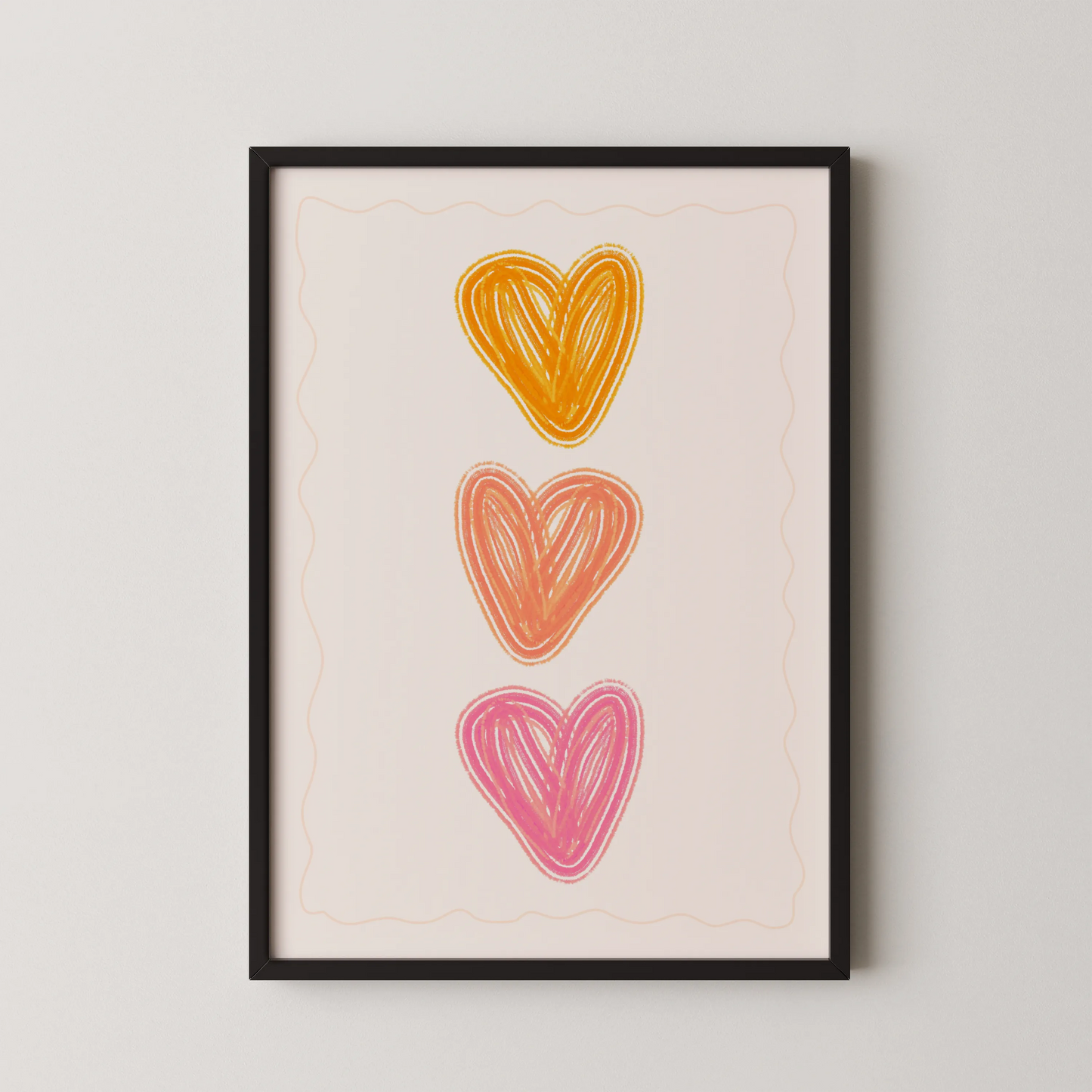 Colorful Heart - Nursery Prints